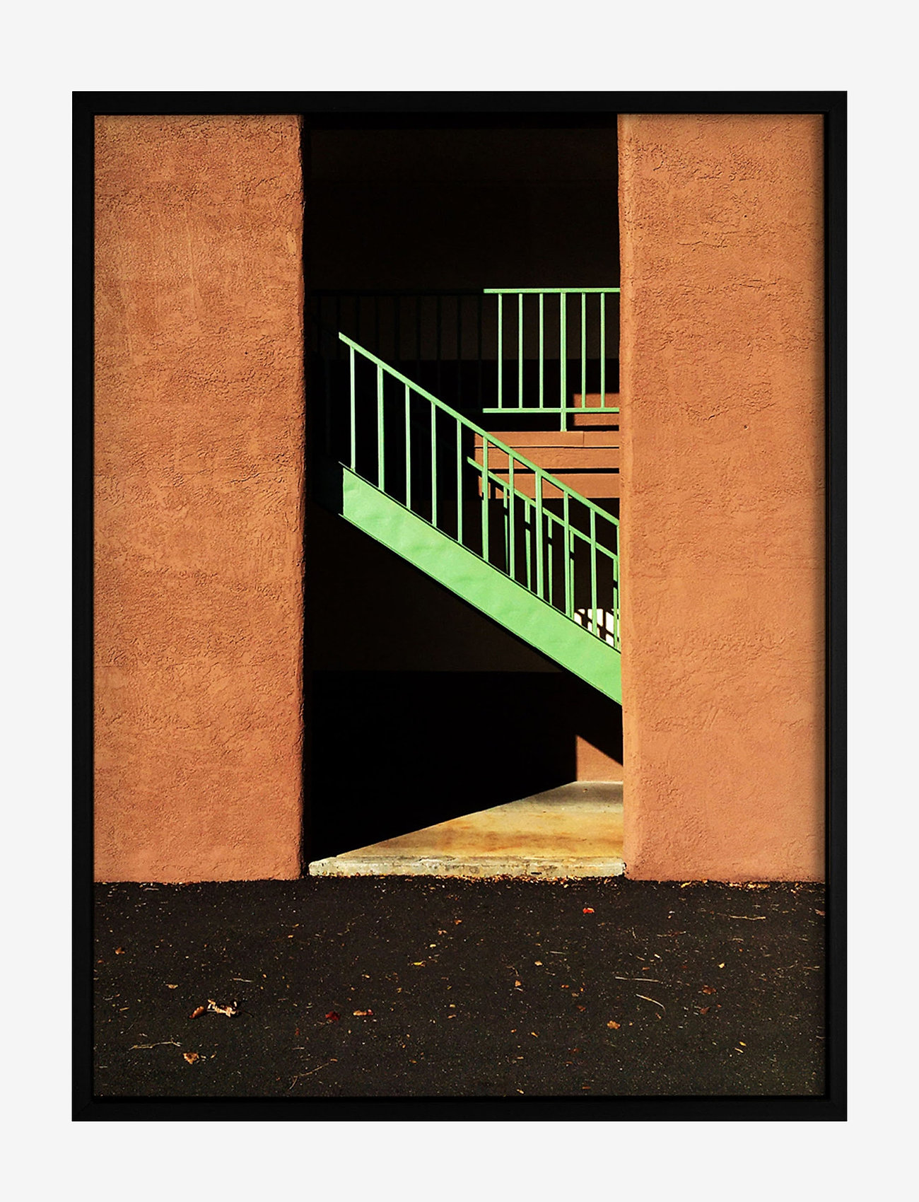 Democratic Gallery - Poster Staircase in Sunlight - fotografien - orange - 0