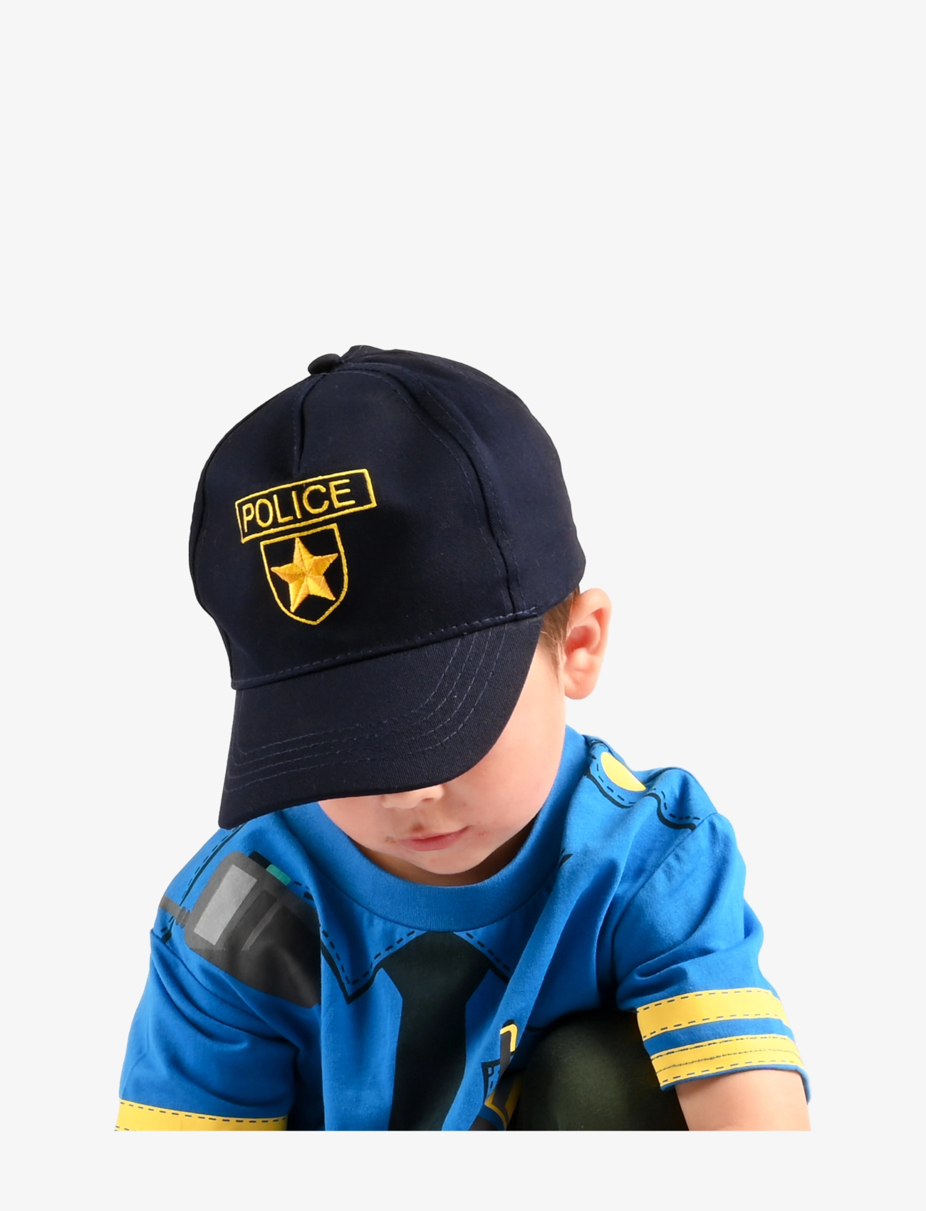 DEN GODA FEN Police Basecap Blau - One Size - Kinder