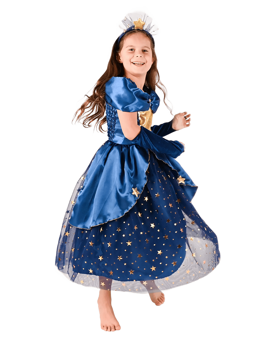 Den goda fen - STAR PRINCESS DRESS - kostumer - blue - 0