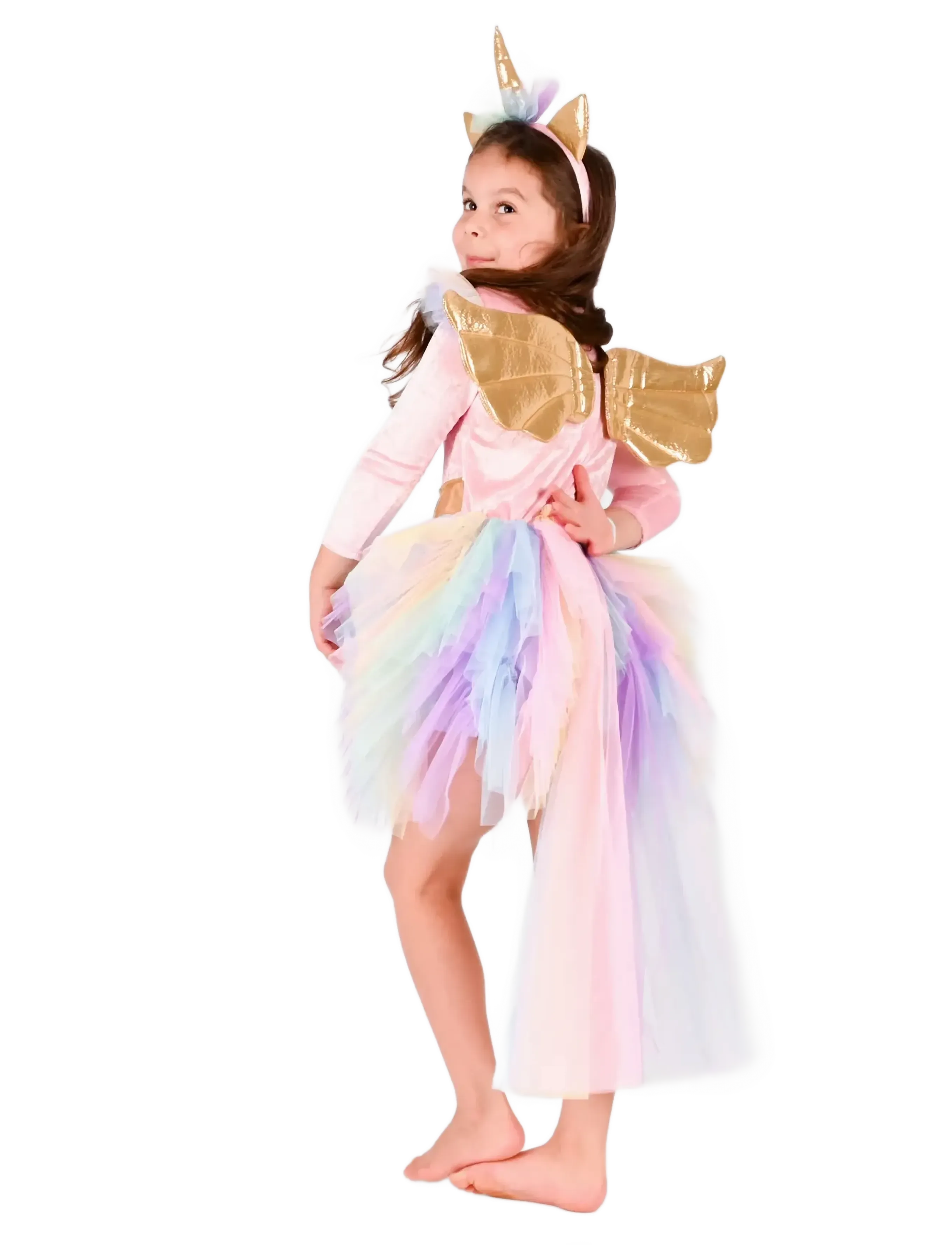 Den goda fen - DRESS UNICORN w DIADEM - kostüme - multicolour - 3