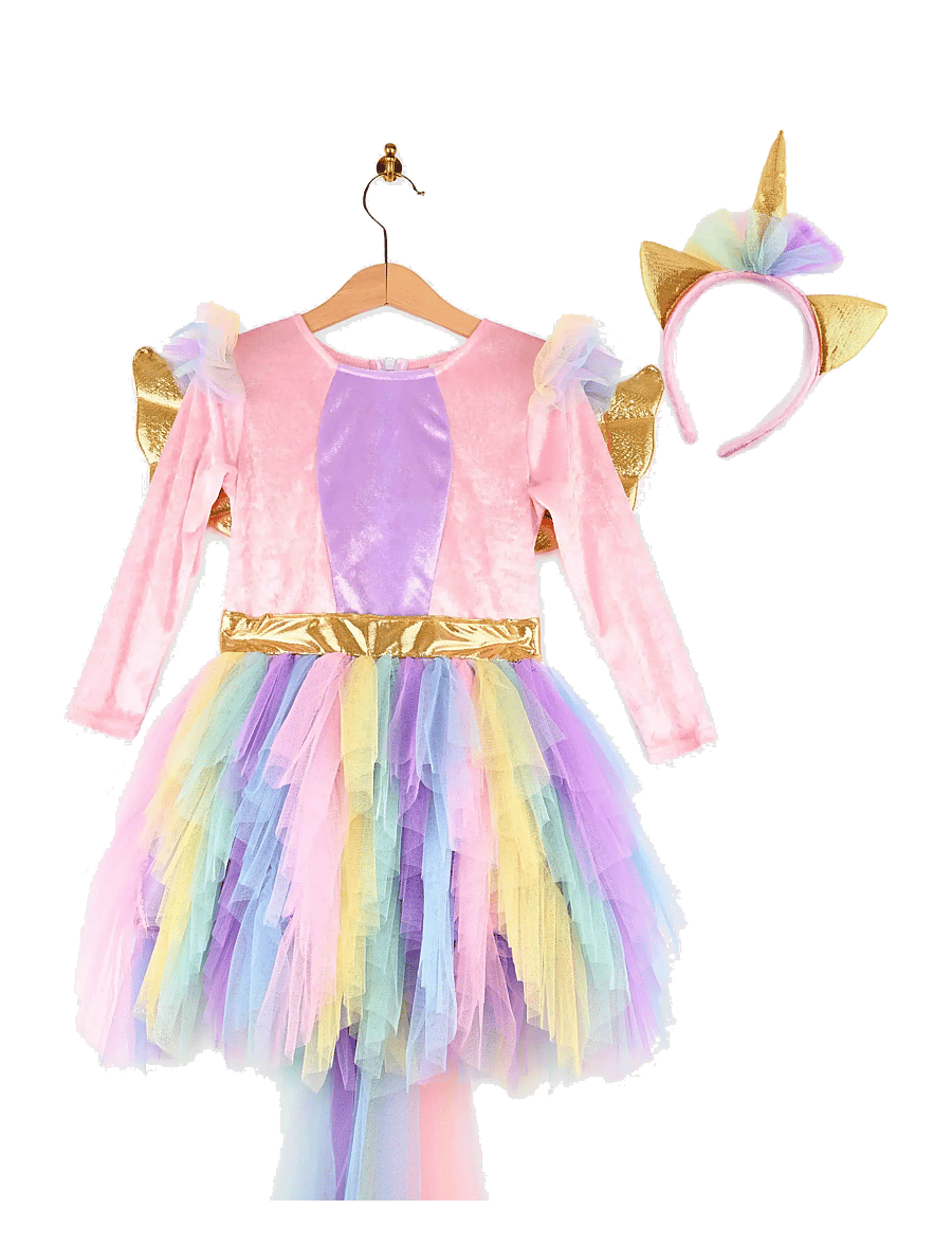 Den goda fen - DRESS UNICORN w DIADEM - déguisements - multicolour - 1