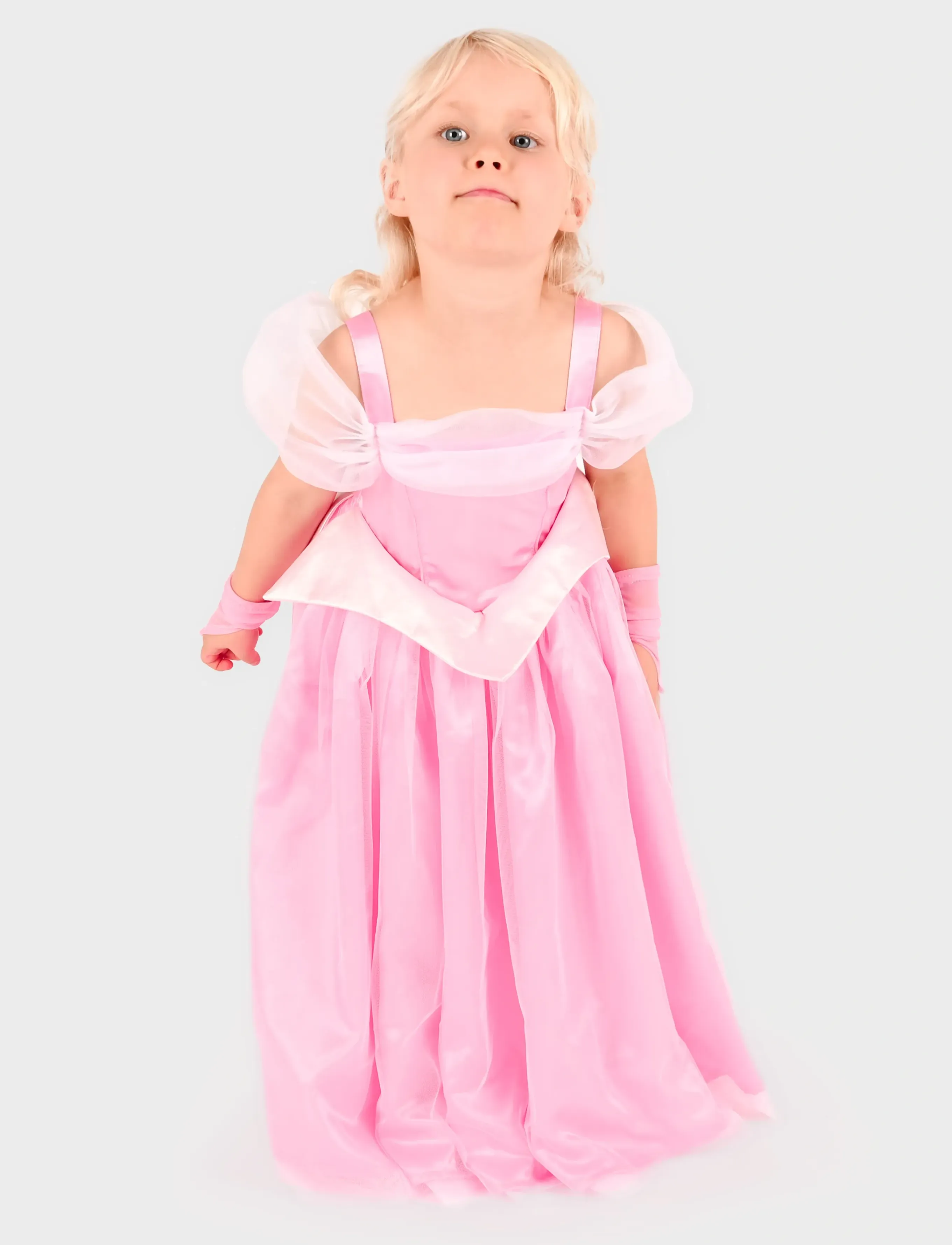 Den goda fen Dress Fairytale Princess W Acc, Børn, Character Costumes, Pink, Str: 122/128