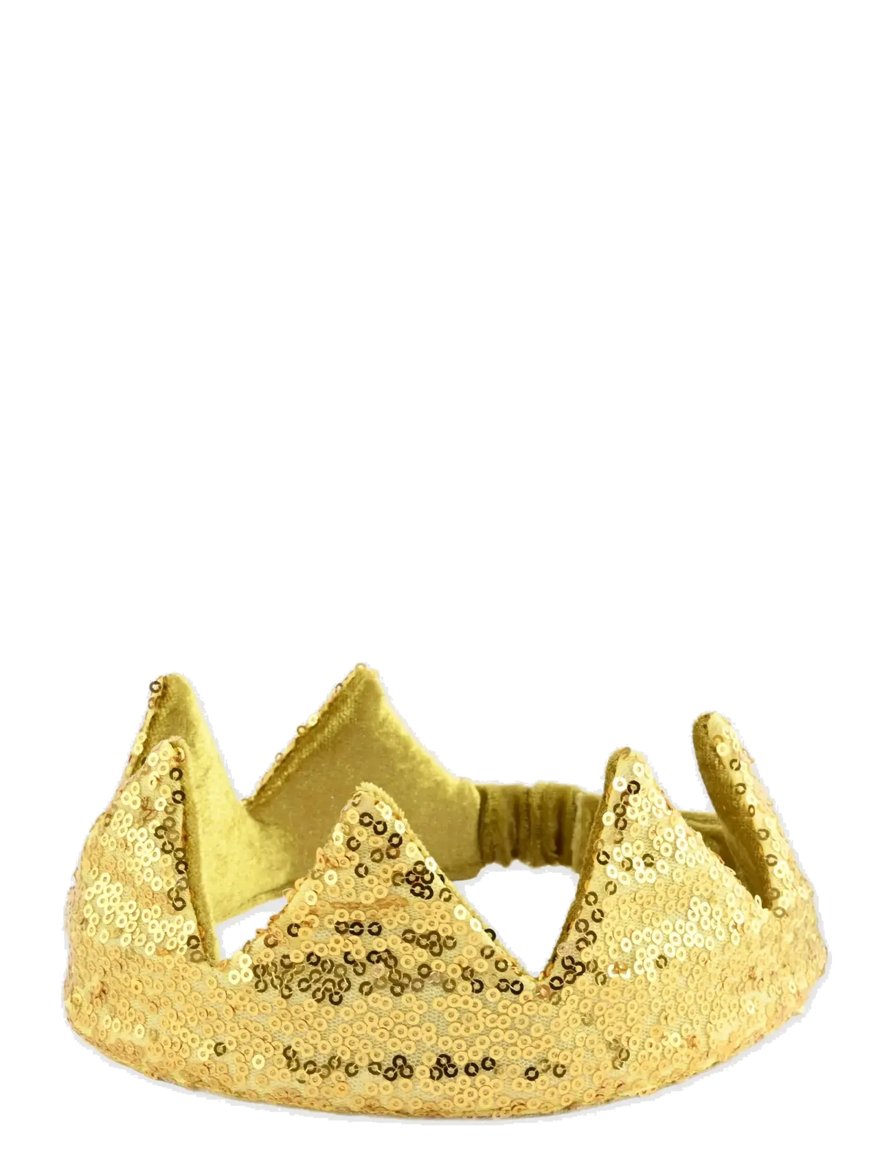 DEN GODA FEN Crown Gold Pailletten Gold - One Size - Kinder