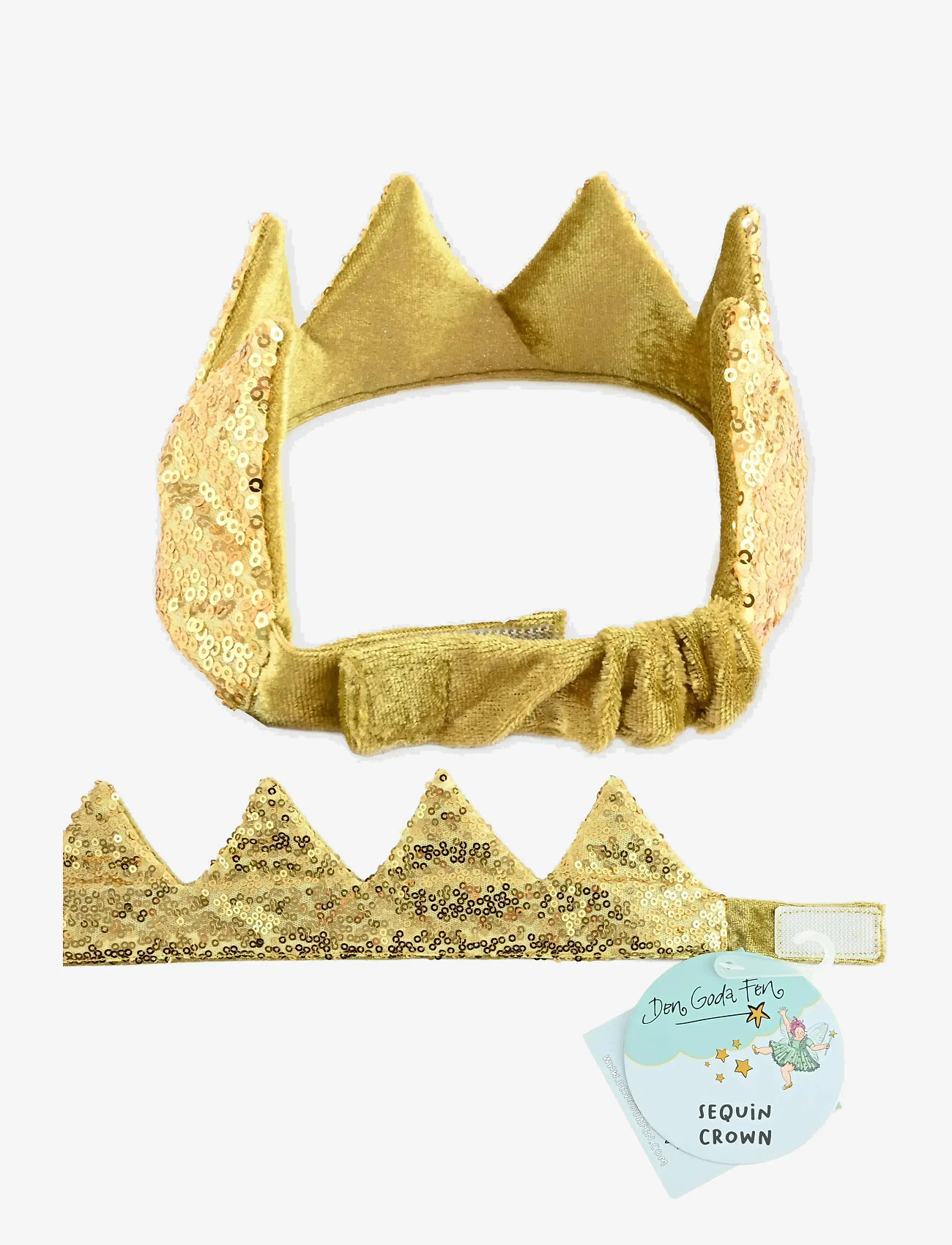 Den goda fen - CROWN GOLD SEQUIN - kostüümide aksessuaarid - gold - 2