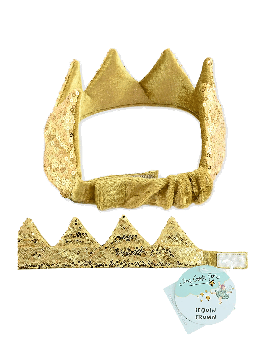 Den goda fen - CROWN GOLD SEQUIN - kostüm-zubehör - gold - 2