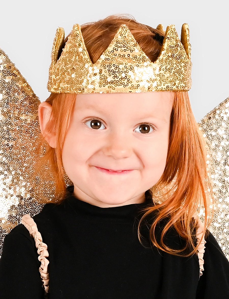 Den goda fen - CROWN GOLD SEQUIN - kostüm-zubehör - gold - 0