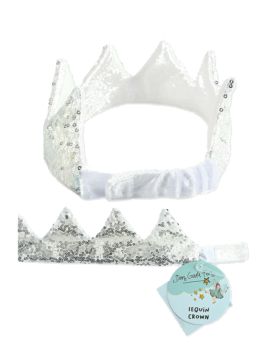 Den goda fen - CROWN SILVER SEQUIN - kostüm-zubehör - silver - 1