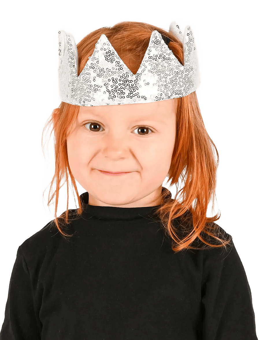 Den goda fen - CROWN SILVER SEQUIN - kostüm-zubehör - silver - 2