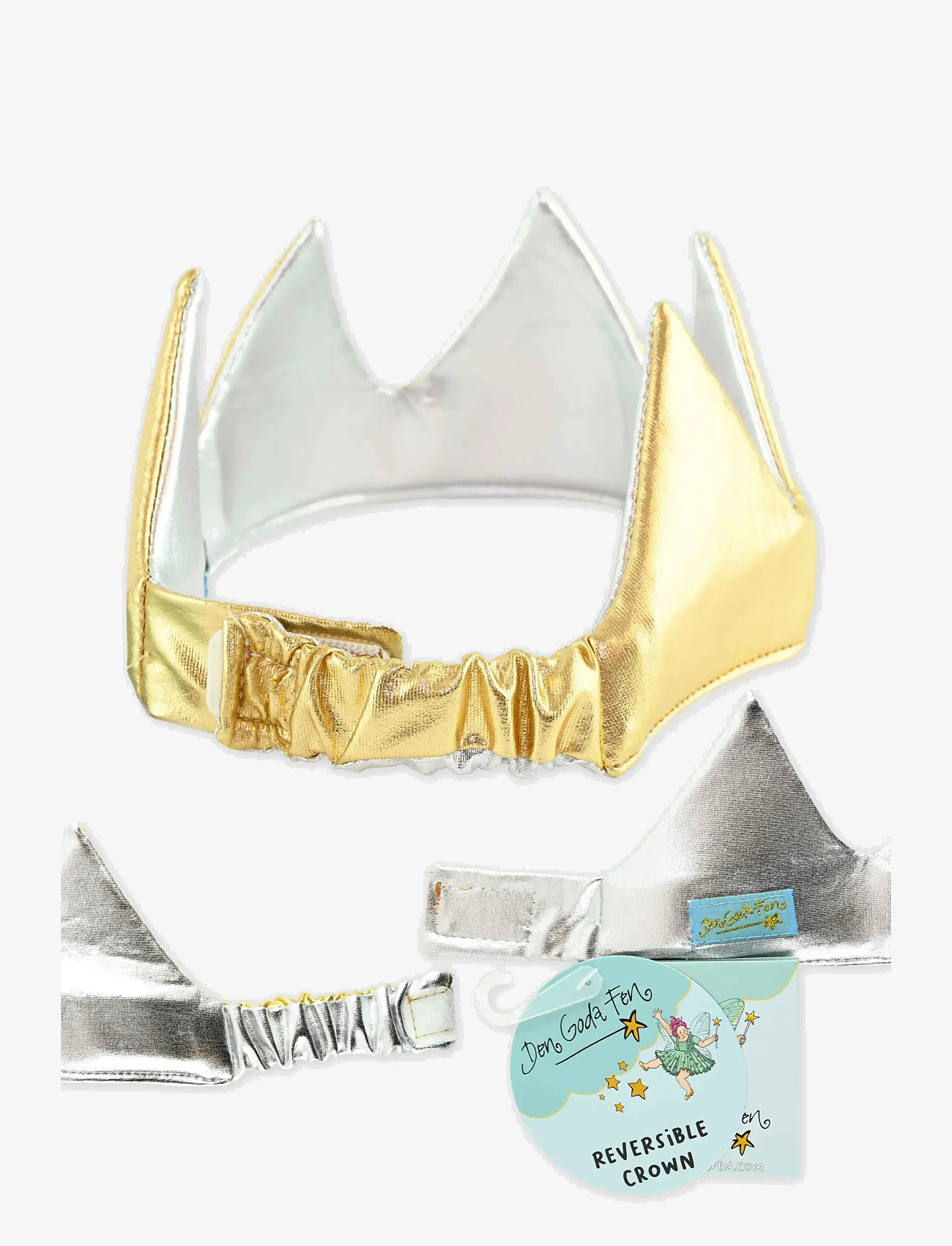 Den goda fen - CROWN REVERSIBLE GOLD & SILVER - costume accessories - gold - 1
