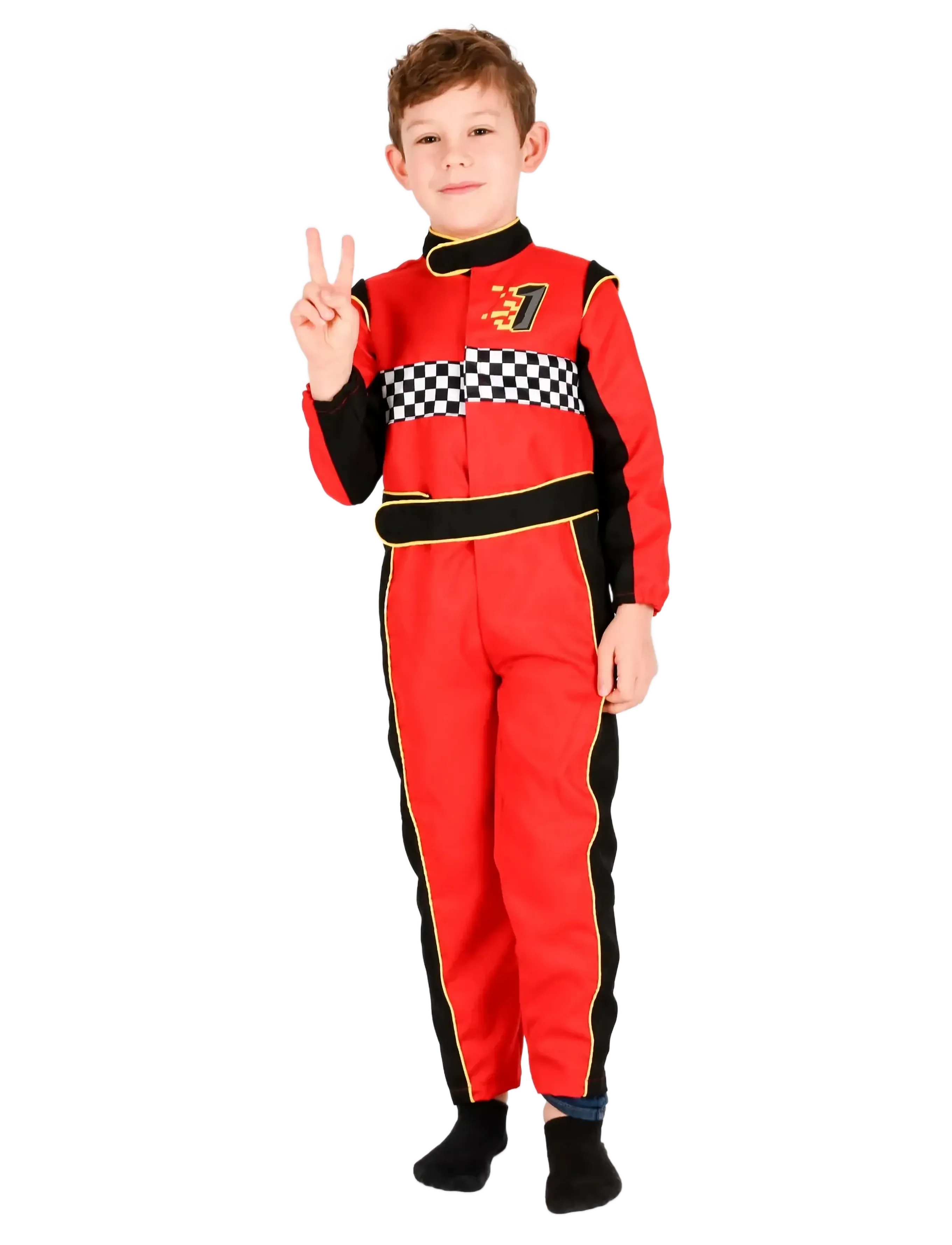 Den goda fen The Racer, Character Costumes, Rød, Str: 98/104