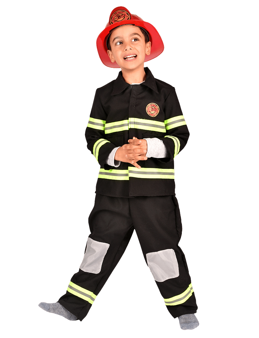 Den goda fen - Fireman Set - maskeradkläder - black/green - 0