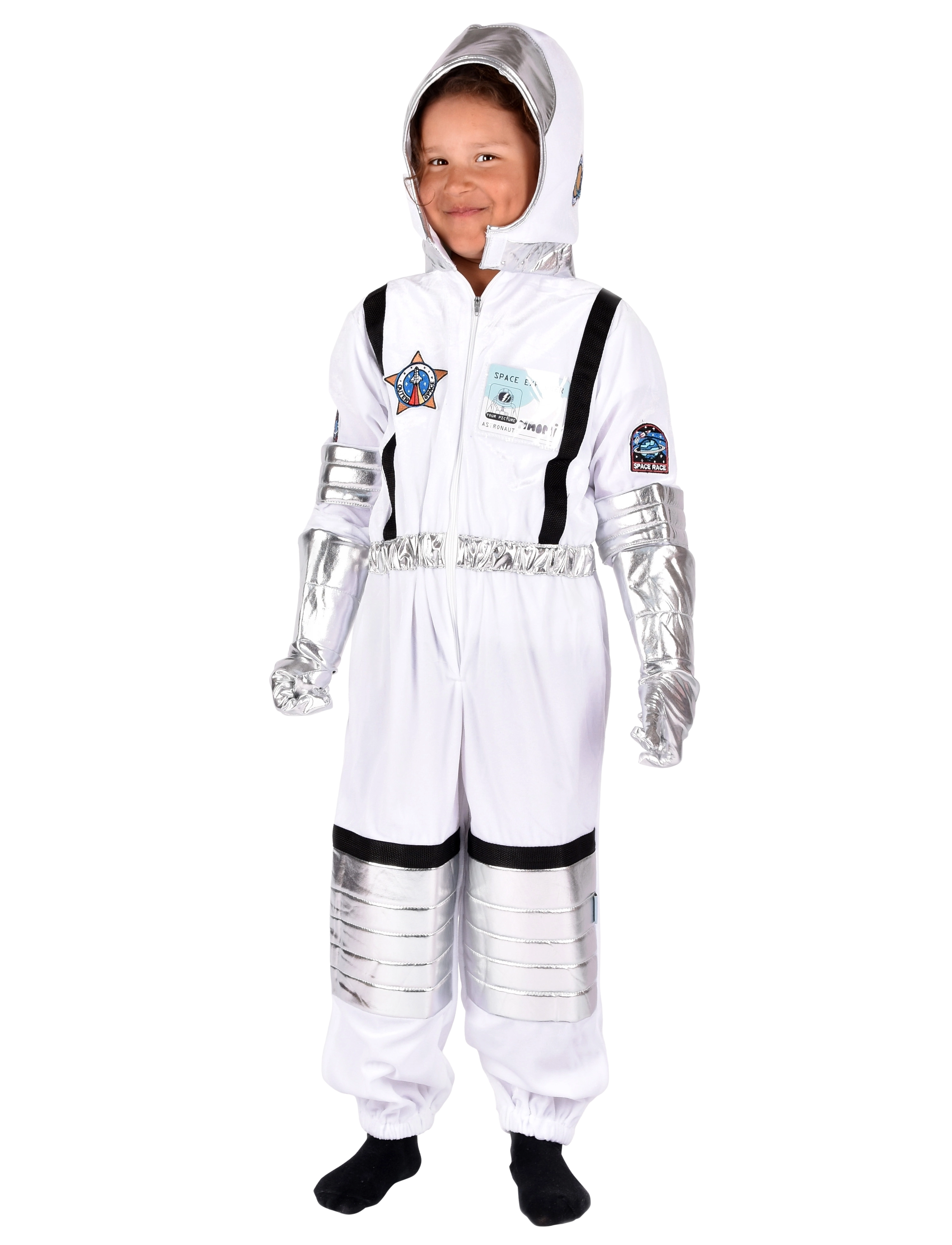 Den goda fen Astronaut Costume - Mänguasjad - WHITE/BLACK/GREY / grey