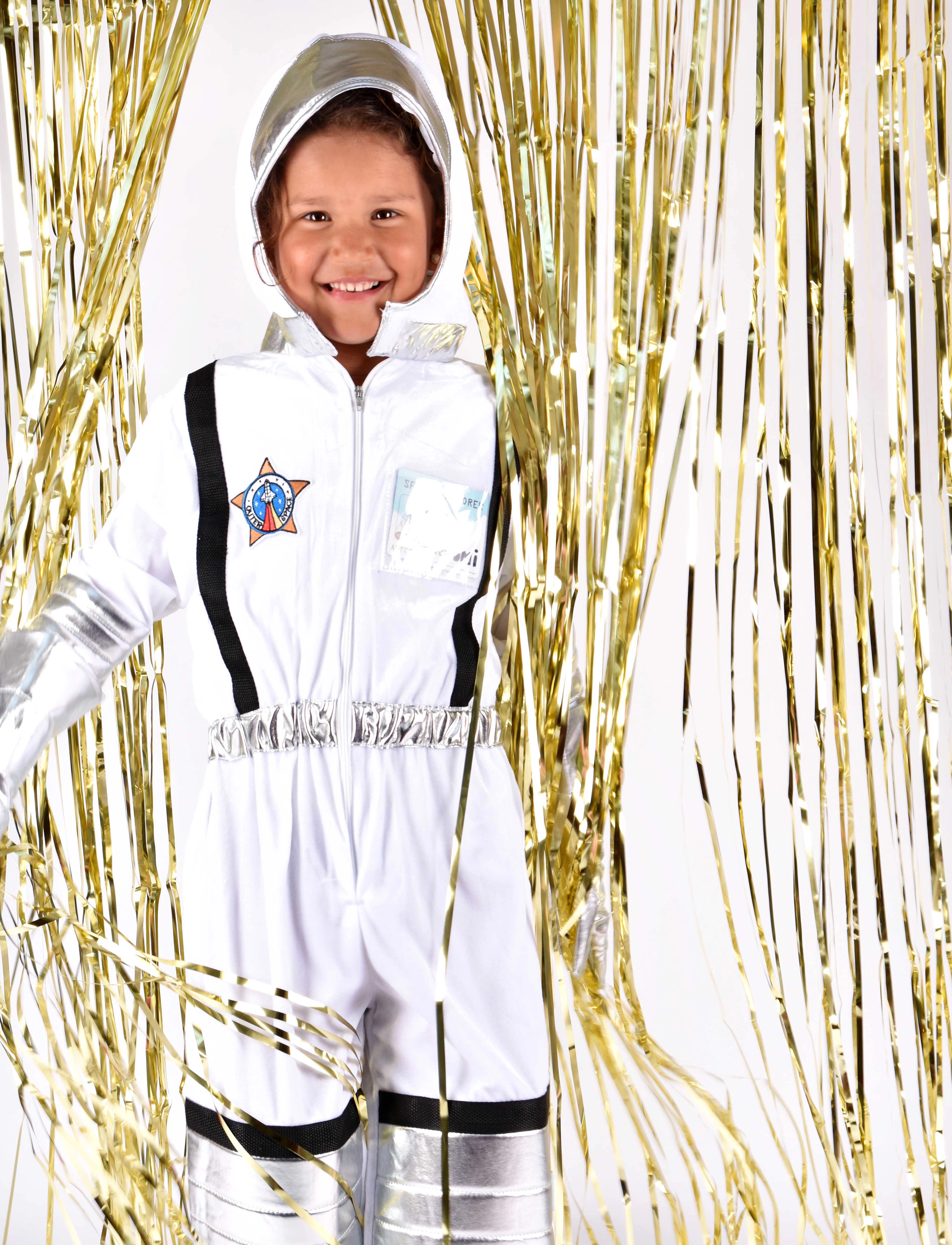 Den goda fen Astronaut Costume, Character Costumes, Grå, Str: 116