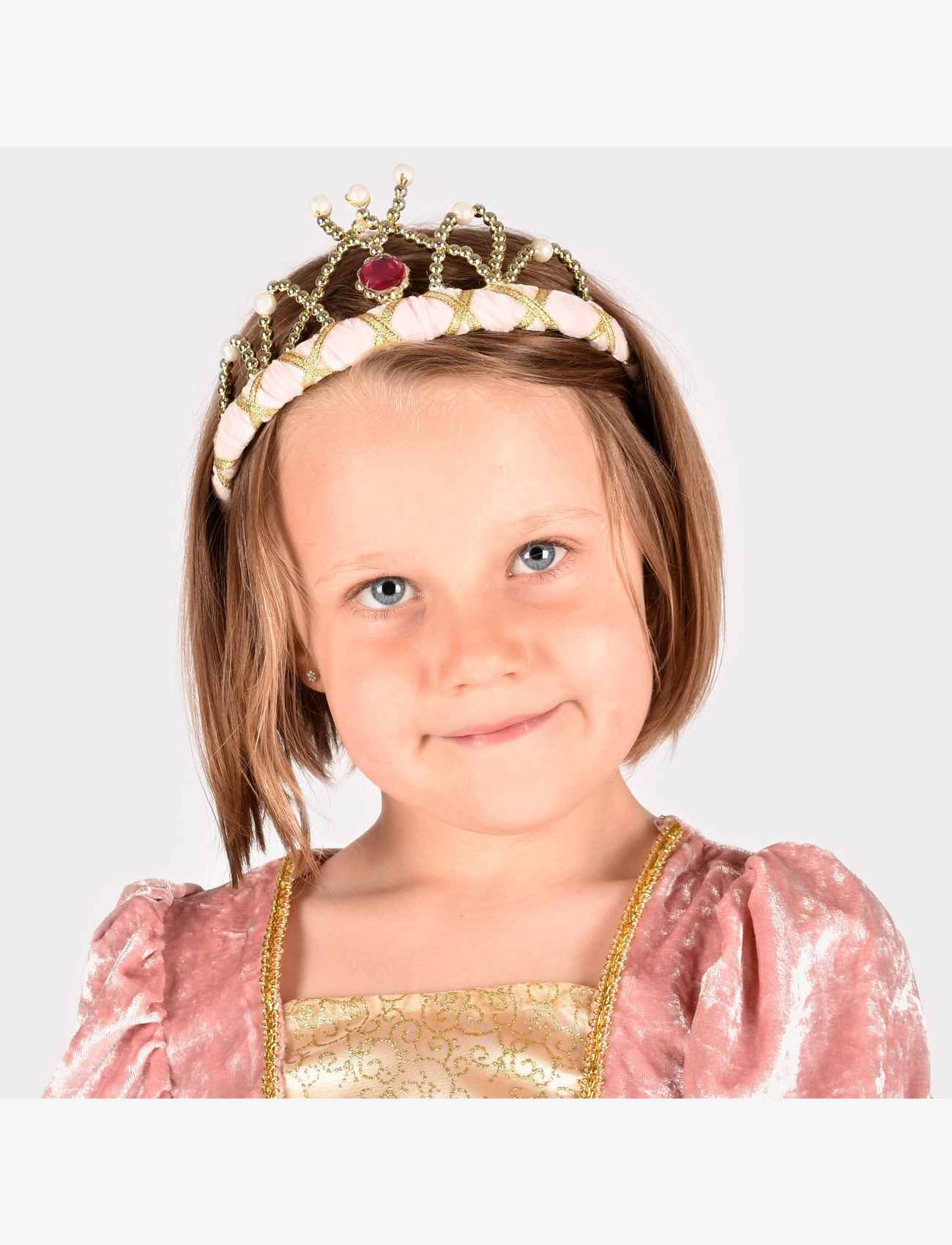 Den goda fen - Velvet Tiara - kostiumų priedai - pink - 2