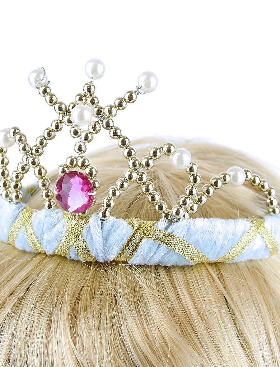 Den goda fen - Velvet Tiara - kostīmu aksesuāri - light blue - 0