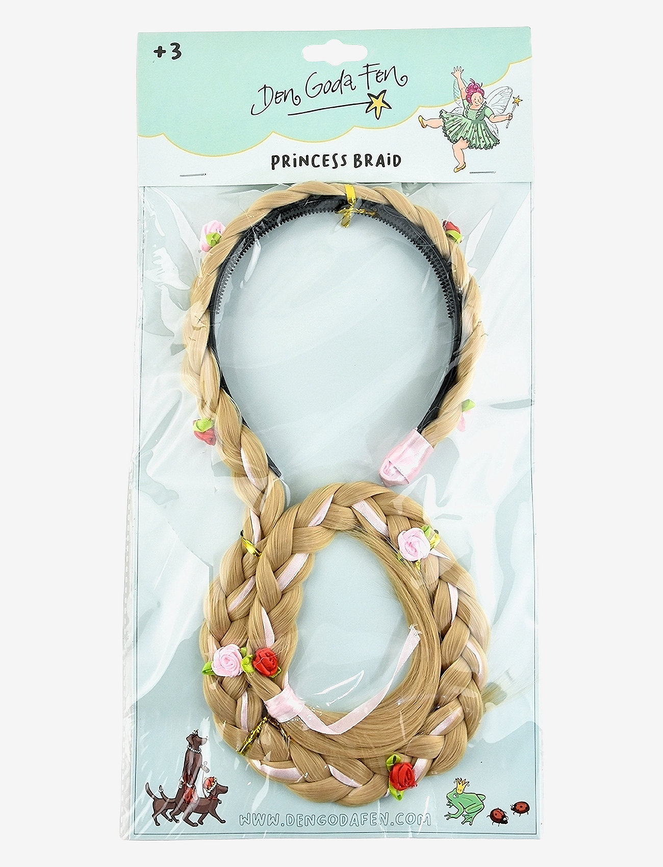 Den goda fen - Princess Braid - kostumetilbehør - beige - 1