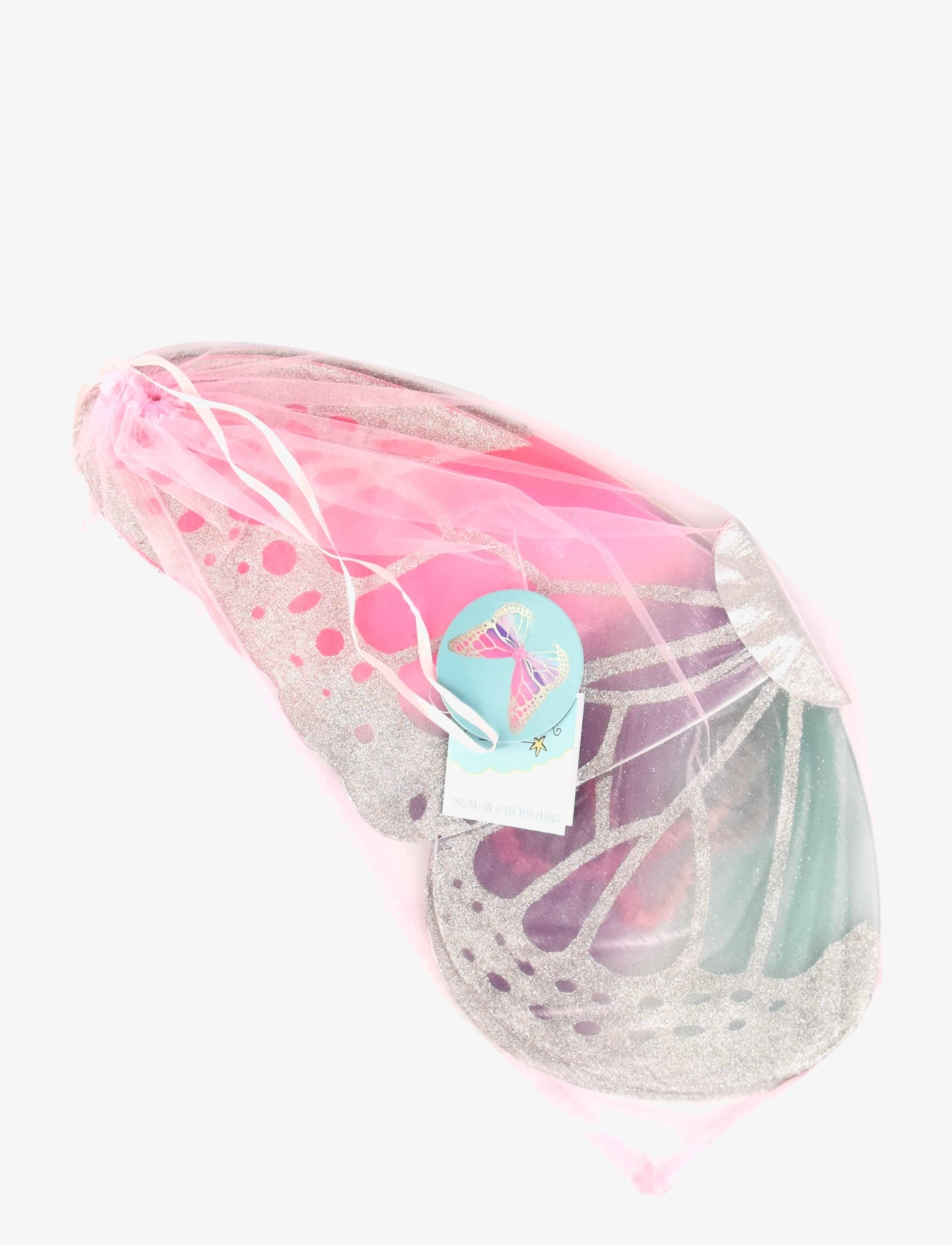 DEN GODA FEN Fairy Wings Pink - One Size - Kinder