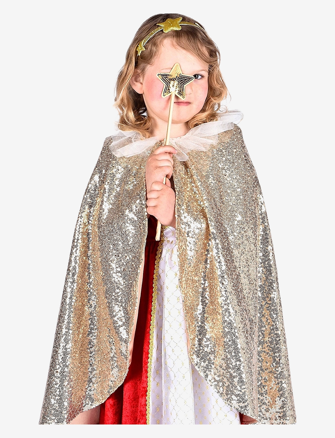 Den goda fen - Golden Cape - maskeradtillbehör - gold - 1