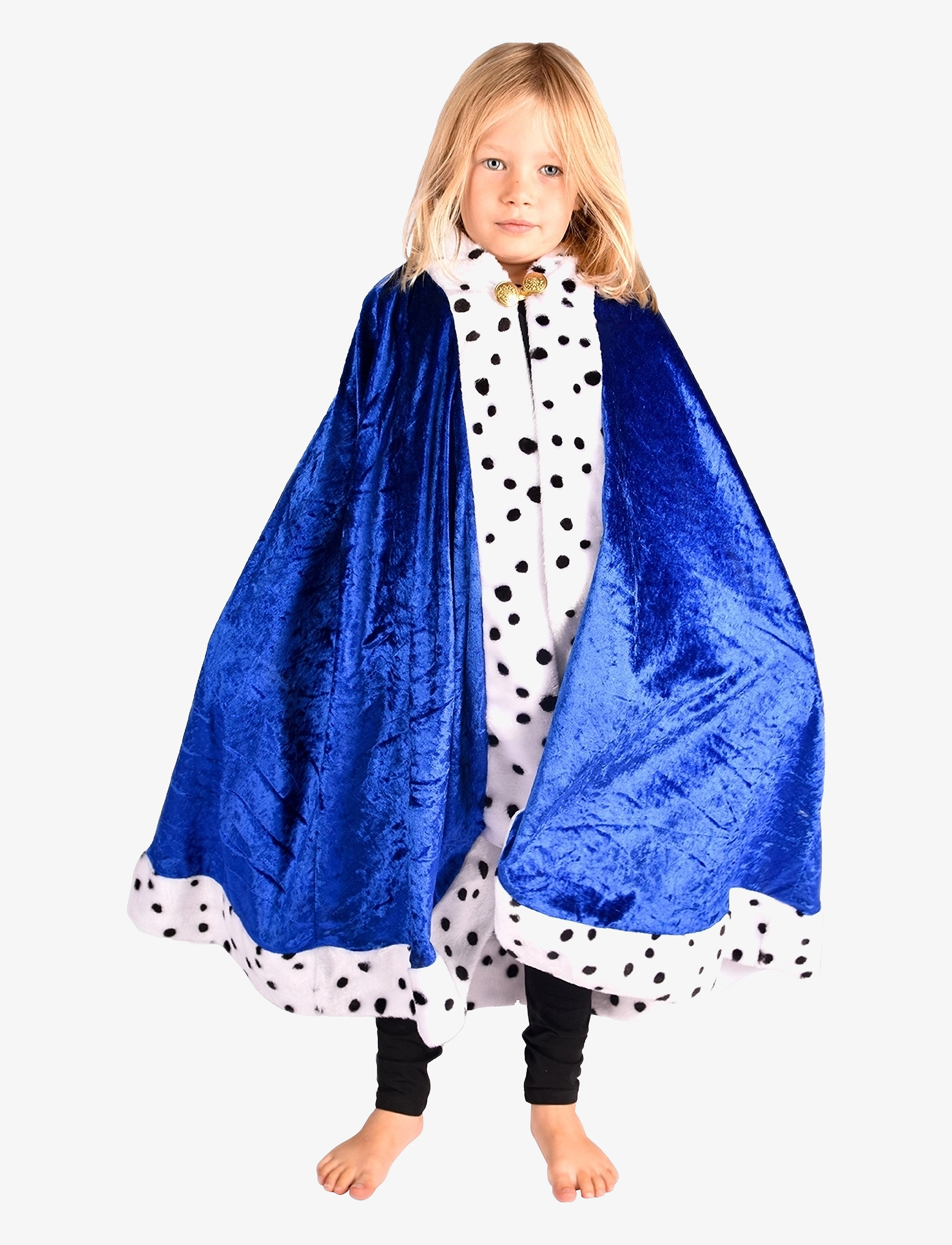 DEN GODA FEN King Cape Blau - 98-128 - Kinder