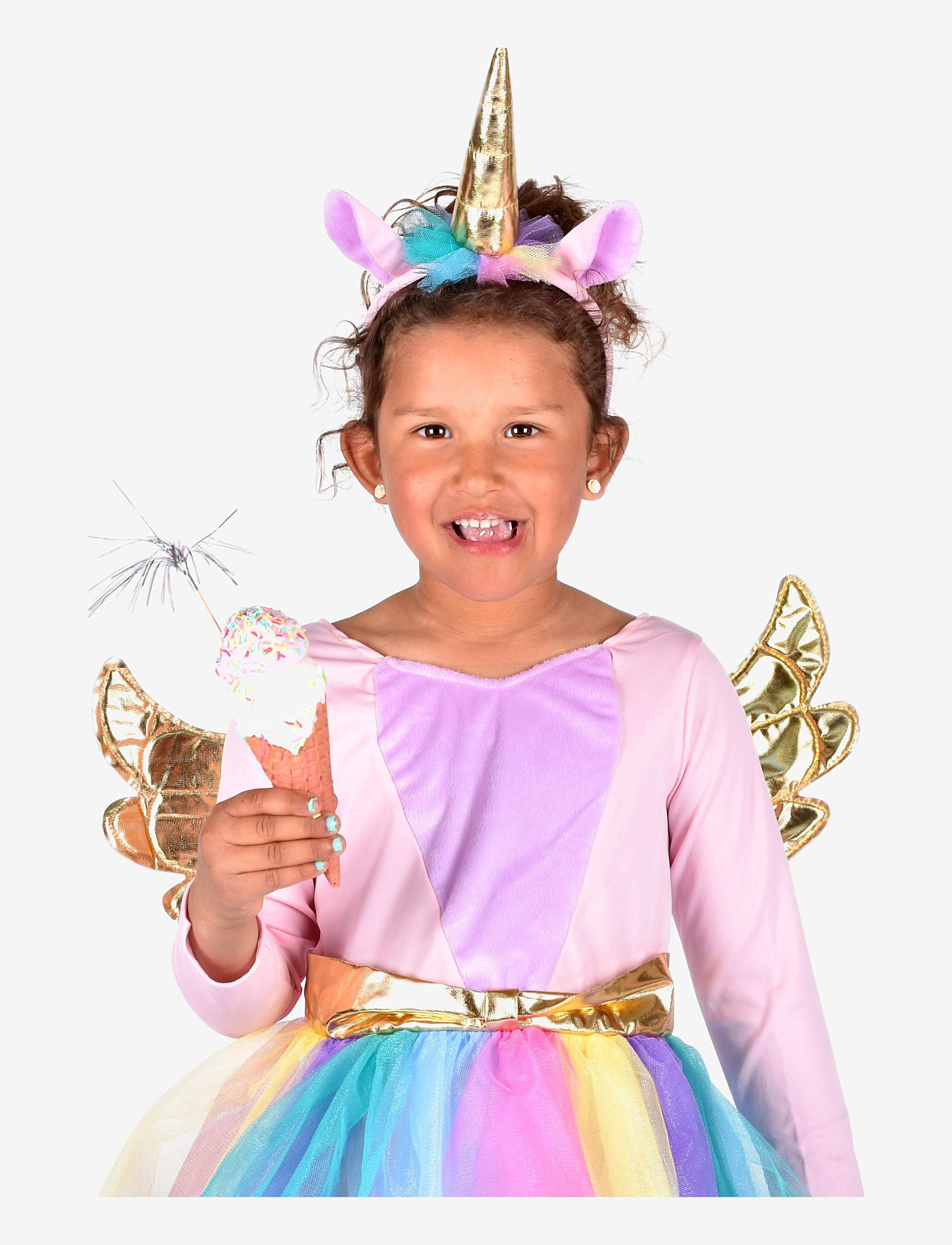 Den goda fen - Dress Unicorn + Diadem - kostumer - multi colour - 1