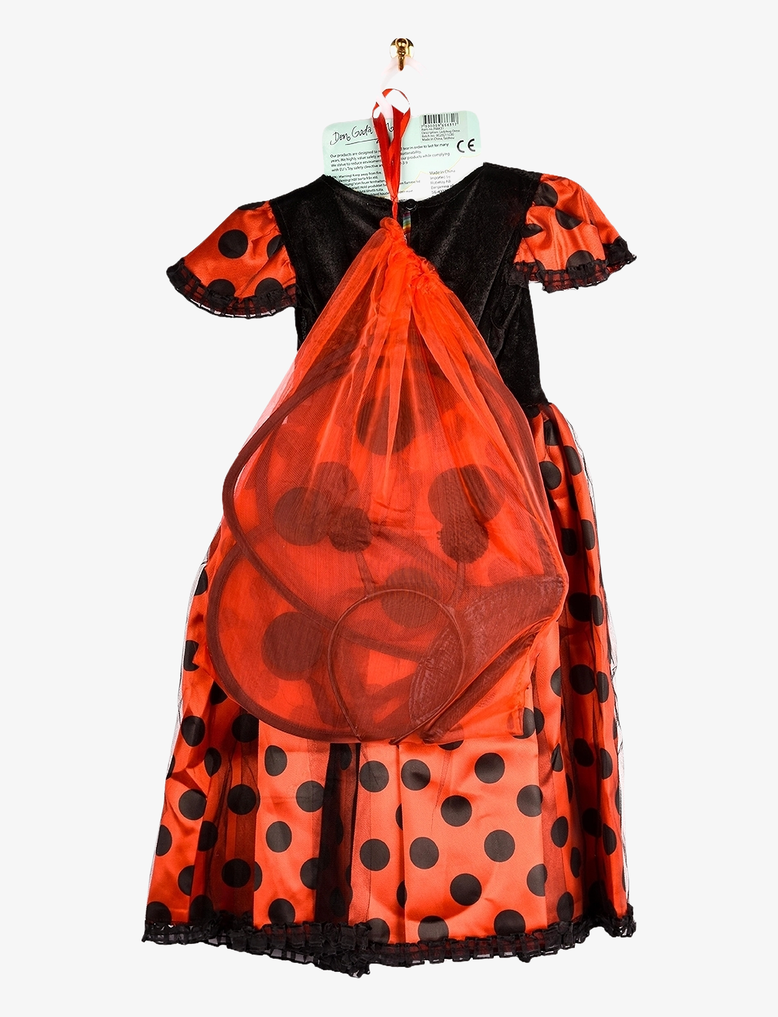 Den goda fen - Ladybug Costume - kostiumy - red/black - 4