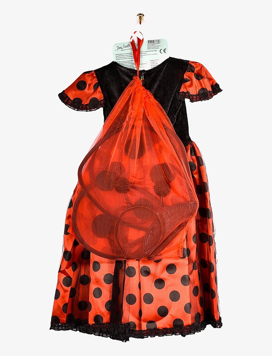 Den goda fen - Ladybug Costume - kostüme - red/black - 4