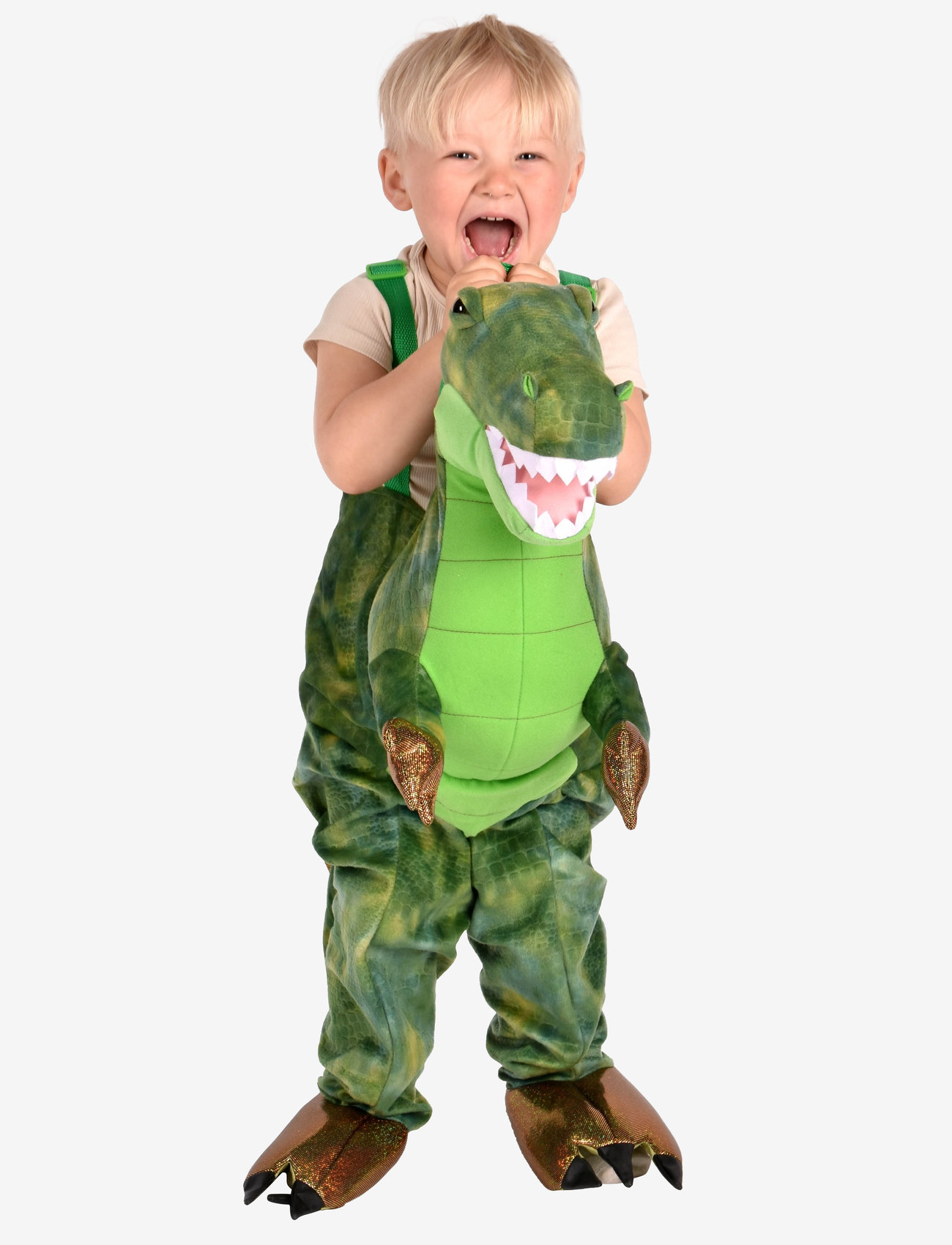 Den goda fen - Jump-In Dinosaur Costume - kostüme - green - 2