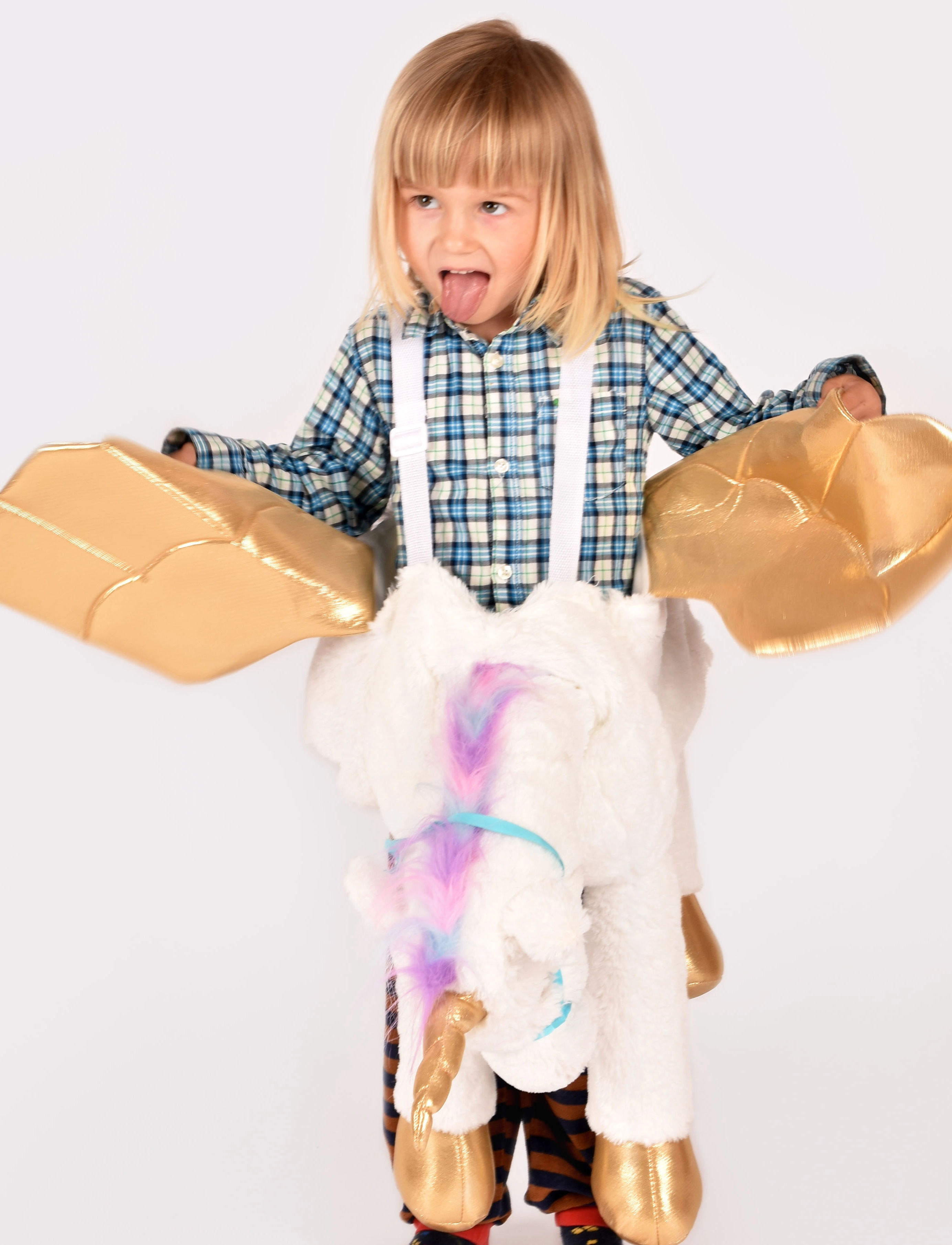 Den goda fen - Ride On Unicorn - costumes - white - 1