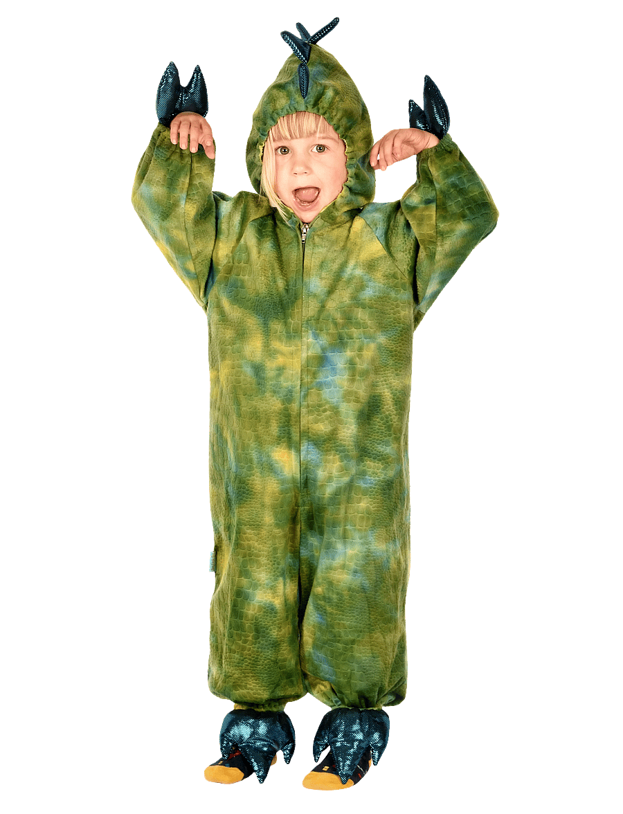 Den goda fen - Dinosaur Costume - kostüümid - green - 0