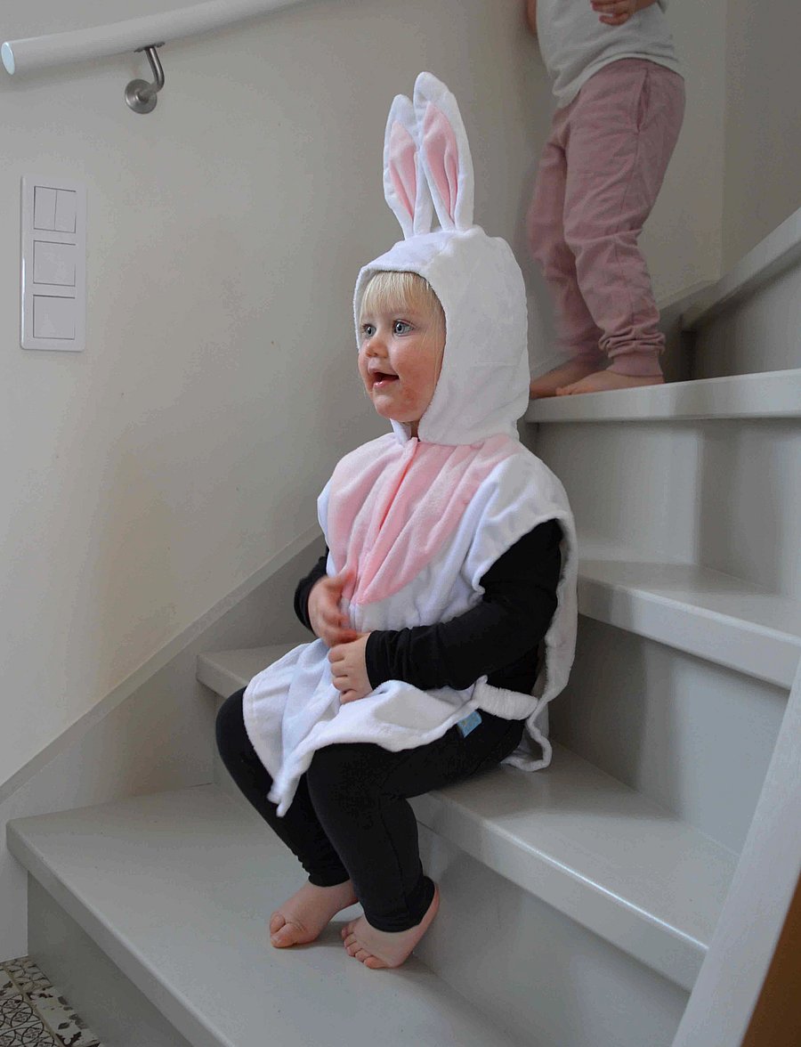 Den goda fen - Rabbit Cape - kostüme - white/pink - 2