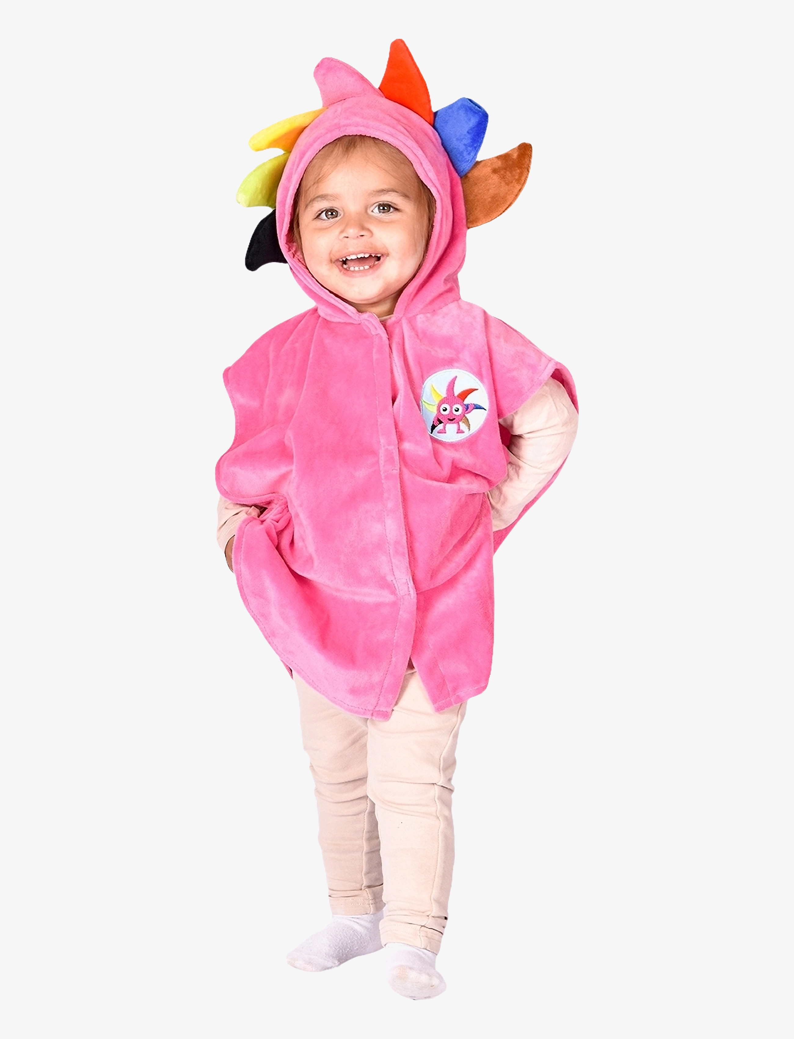 DEN GODA FEN Diddi Cape Pink - 86-110 - Kinder