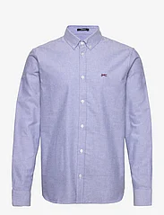Denham - Rich reg shirt - oxford-skjortor - dark sapphire - 0