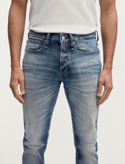Denham - Razor - džinsa bikses ar tievām starām - mid blue - 3
