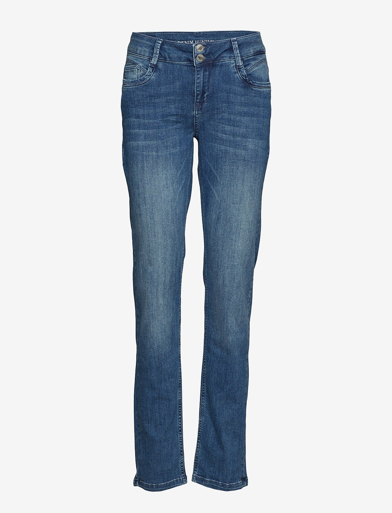 Denim Hunter - Regitze Curved - straight jeans - blue wash - 0
