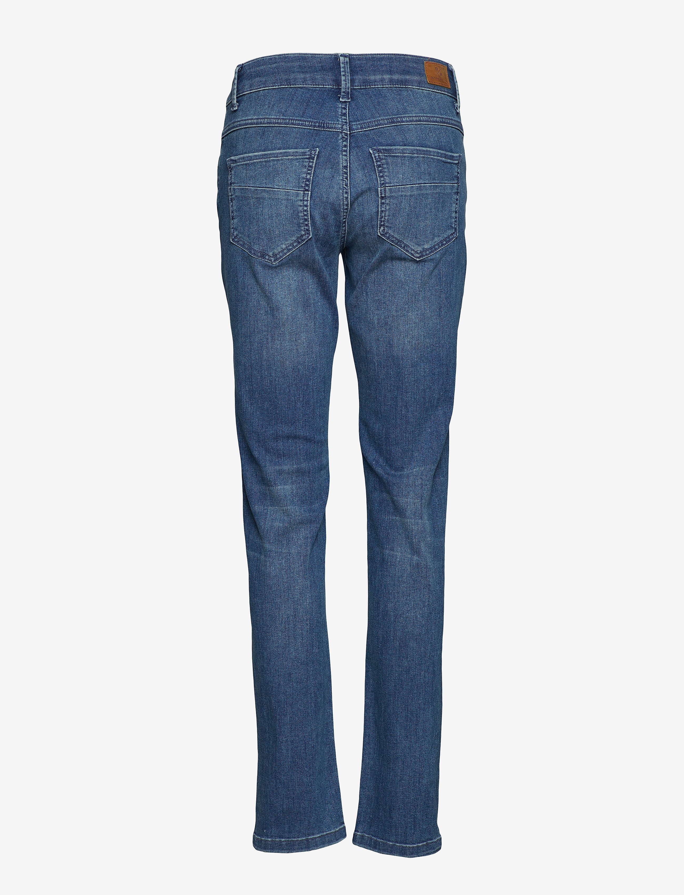 Denim Hunter - Regitze Curved - džinsa bikses ar taisnām starām - blue wash - 1