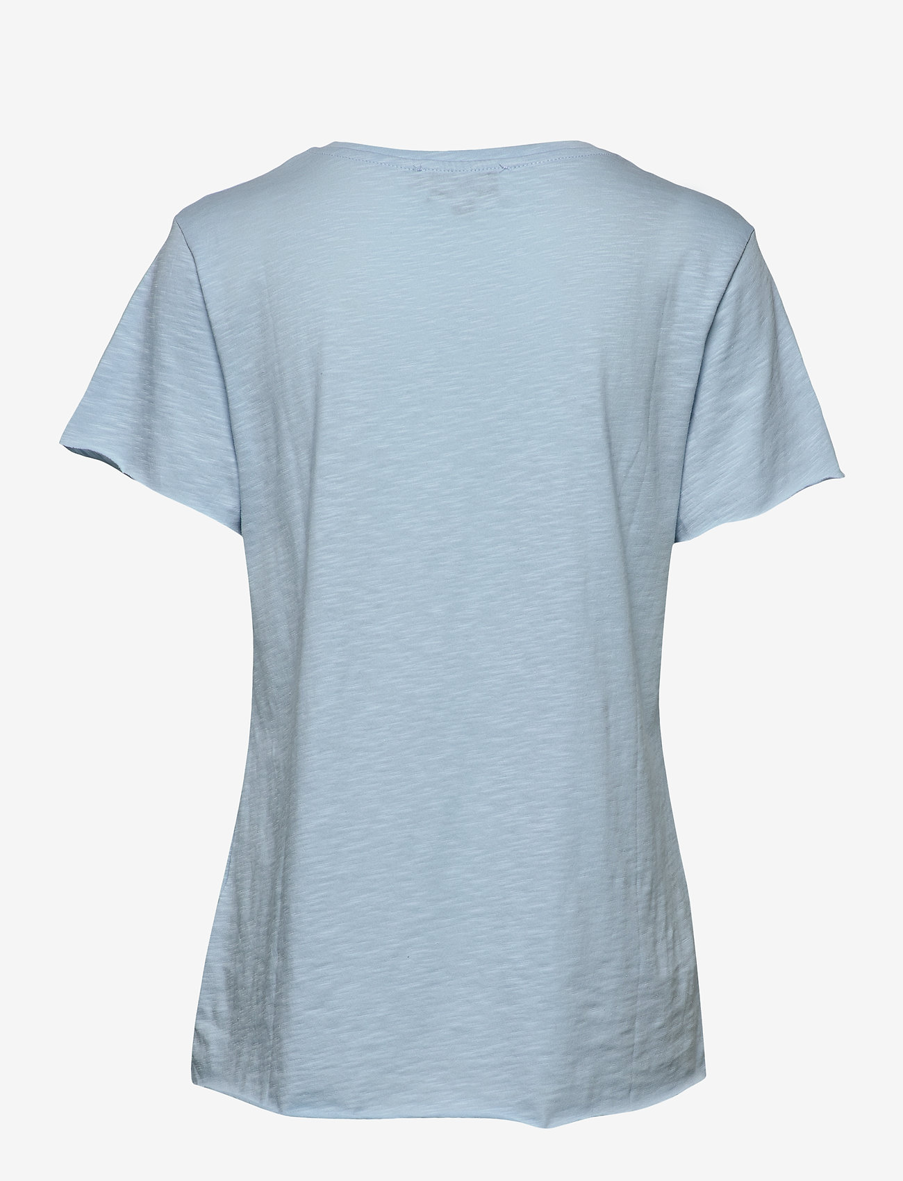 Denim Hunter - DHLuz O Neck Tee Slub Yarn Jersey - cashmere blue - 1