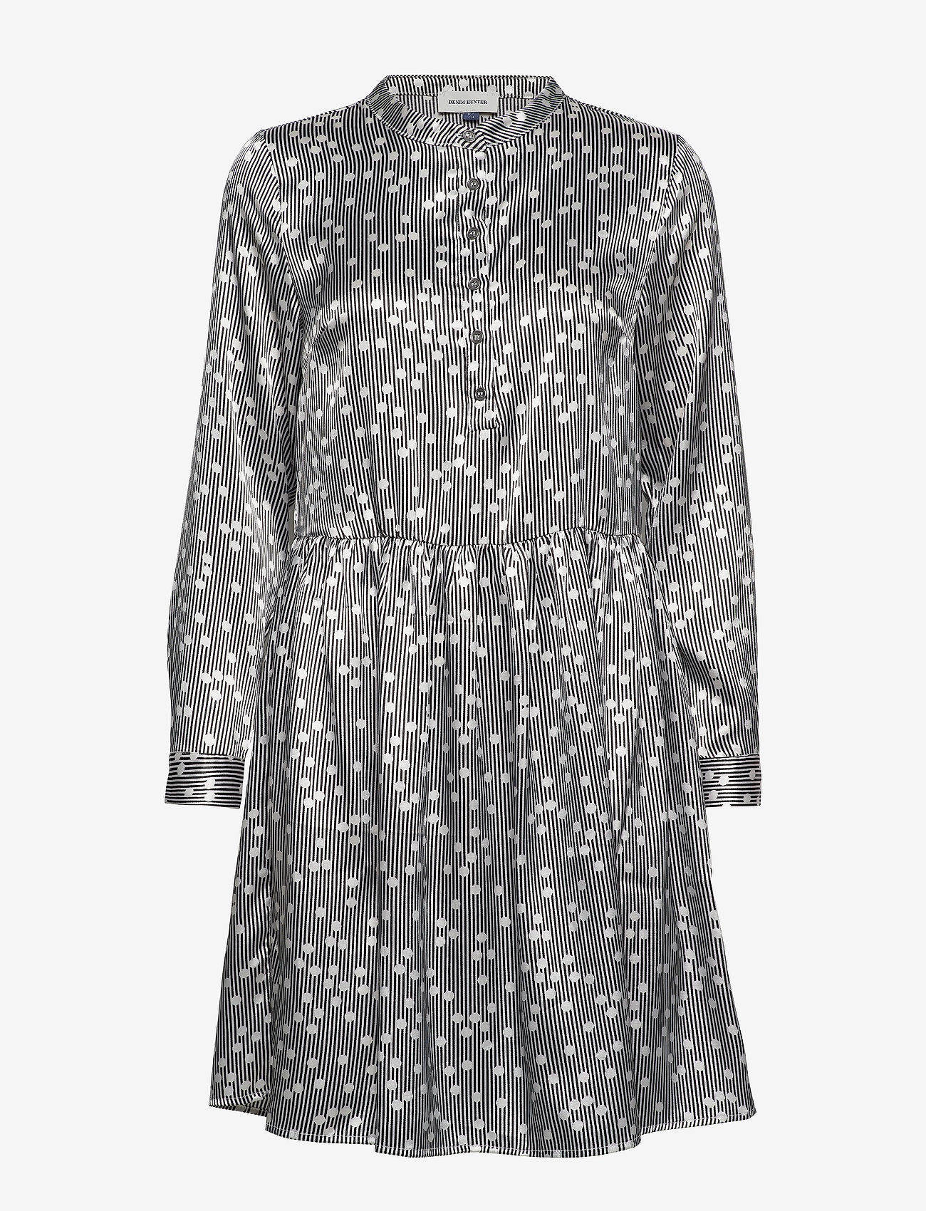 Denim Hunter - DHIlma Dress Light Woven - black print - 0