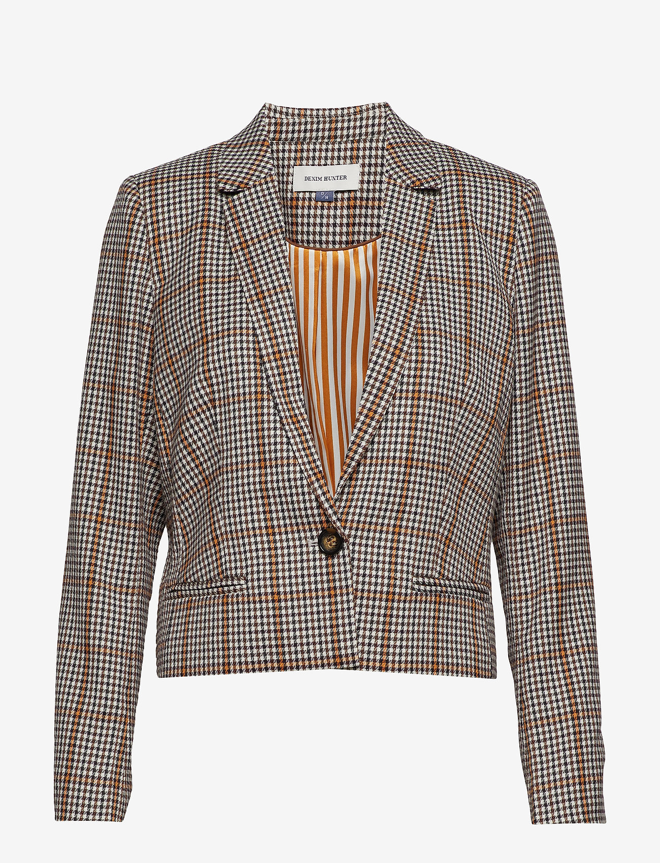 Denim Hunter - DHColombia Blazer Checked - ginger checks - 0