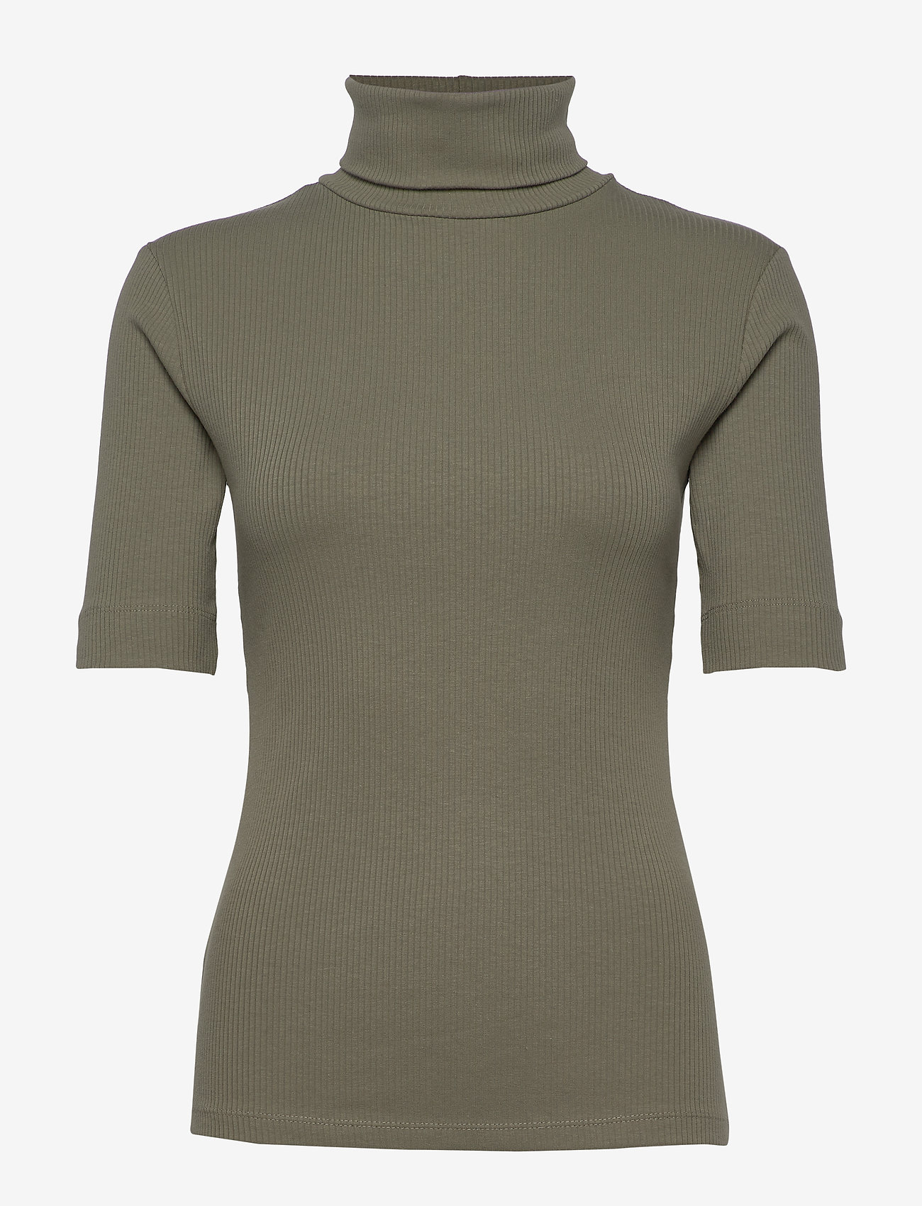 Denim Hunter - DHZoe Rollneck Blouse - dusty olive - 0