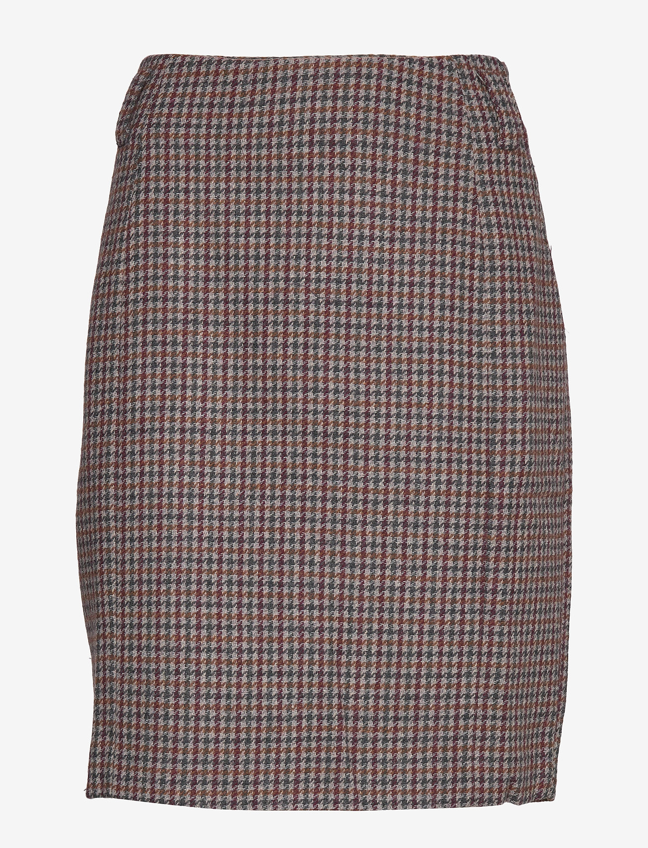 Denim Hunter - DHHarper Skirt - vineyard wine checked - 3