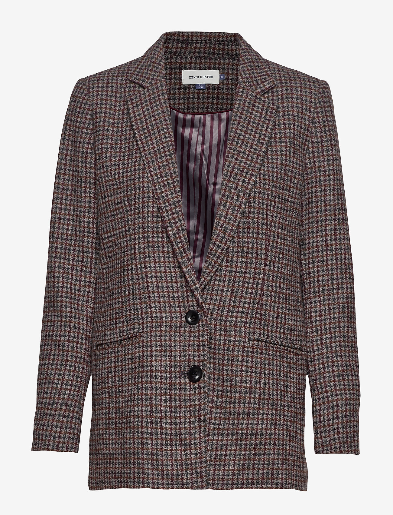 Denim Hunter - DHJane Harper Blazer - vineyard wine checked - 0