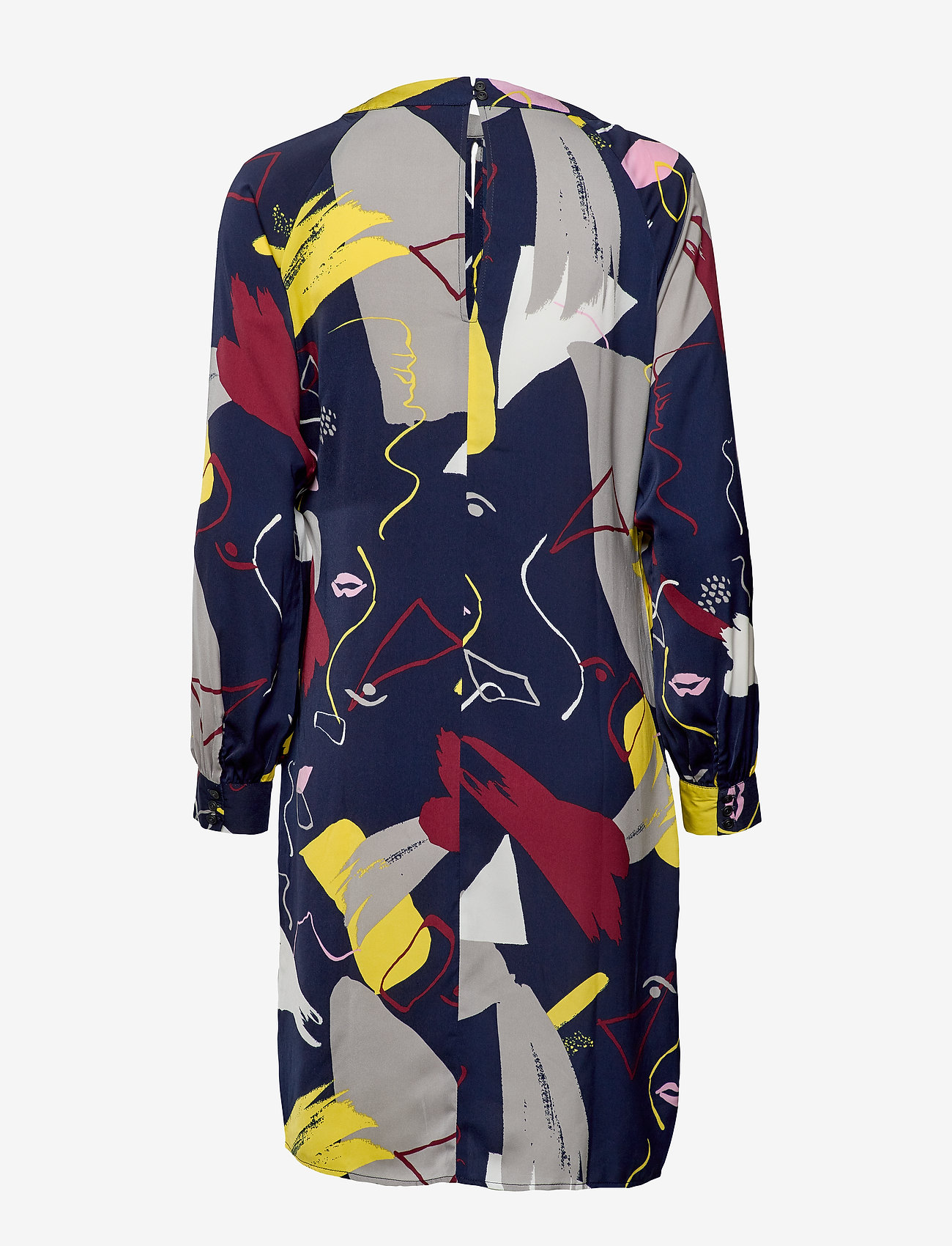 Denim Hunter - DHFace Short Dress - black iris print - 1