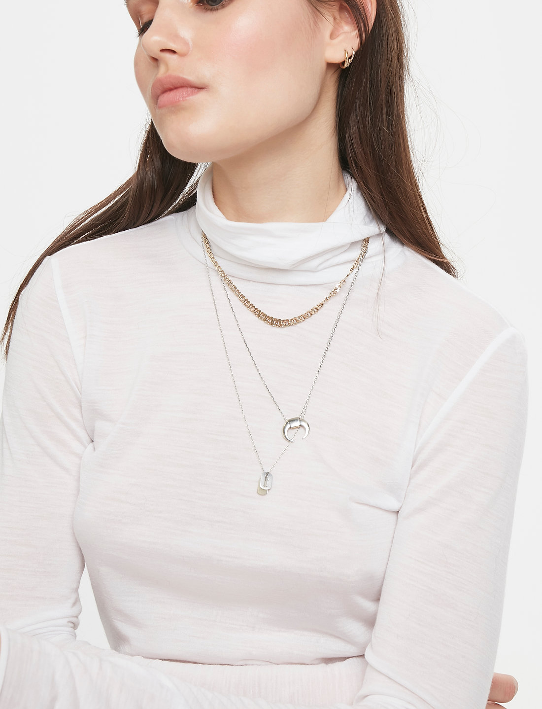 Denim Hunter - 01 THE ROLLNECK - langærmede toppe - off white - 0