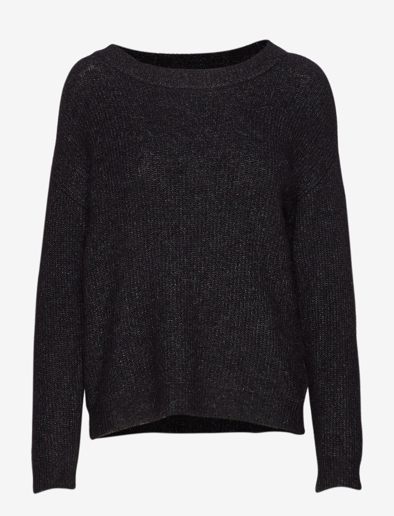Denim Hunter - 05 THE KNIT PULLOVER - stickade tröjor - black - 1