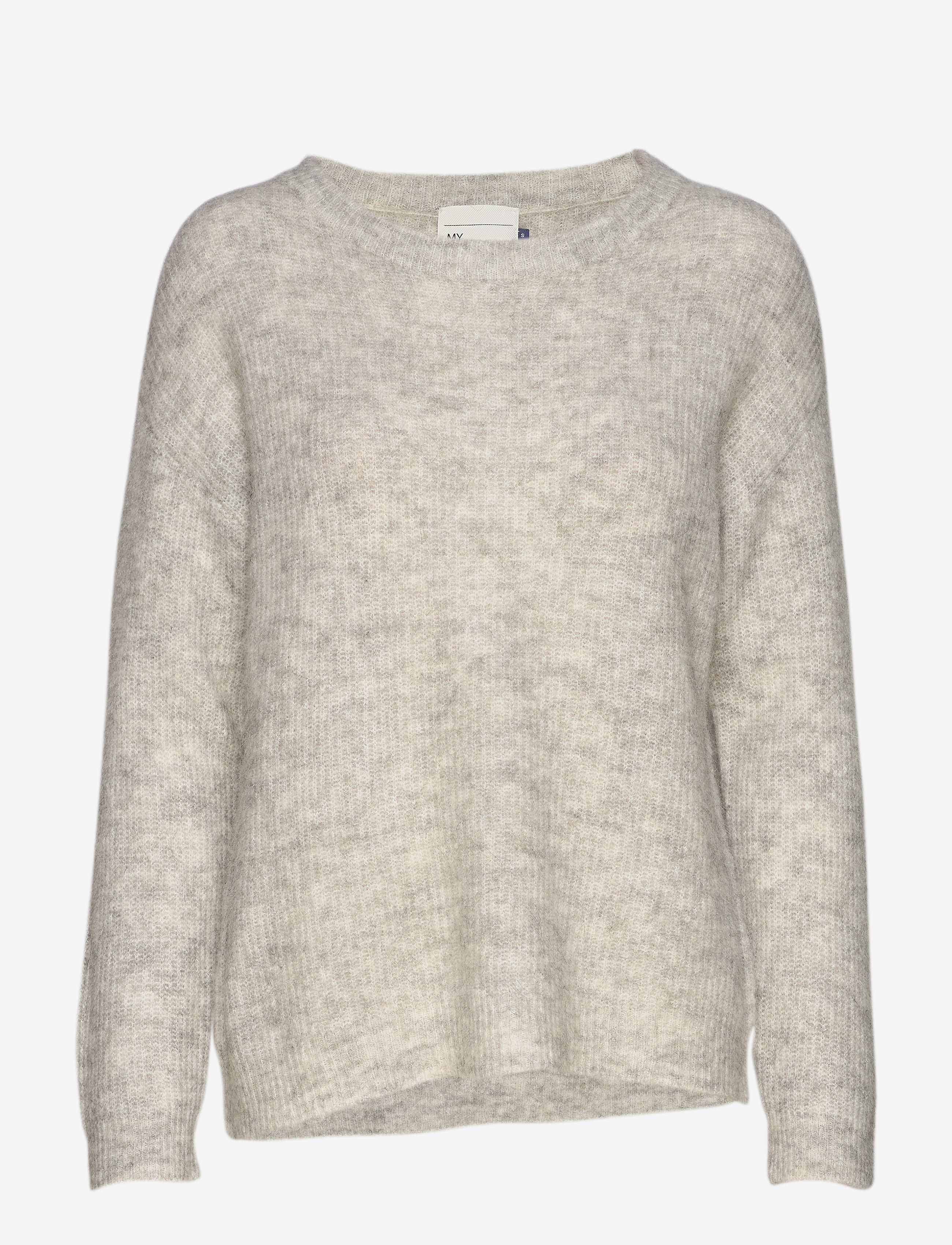 05 THE KNIT PULLOVER - LIGHT GREY MELANGE