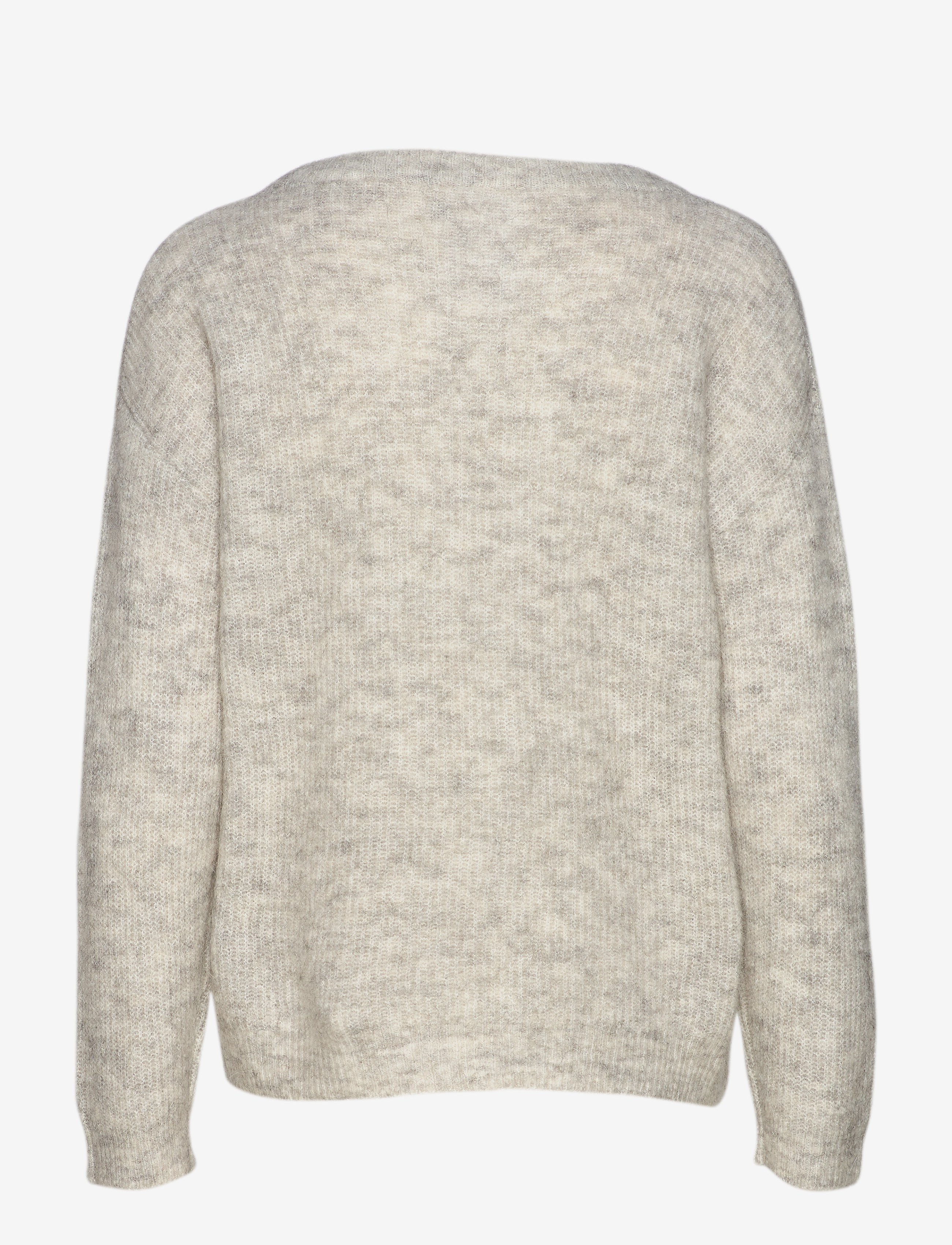 Denim Hunter - 05 THE KNIT PULLOVER - trøjer - light grey melange - 2