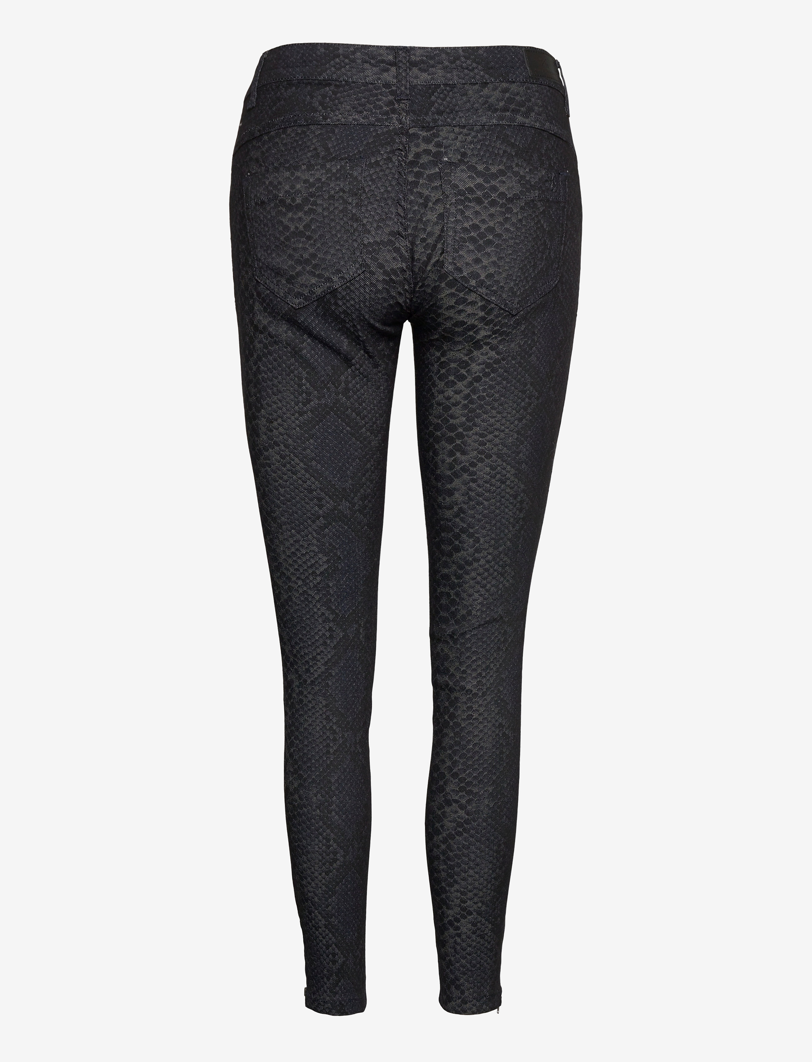 Denim Hunter - DHMola Zip Custom - pillifarkut - black aop - 1