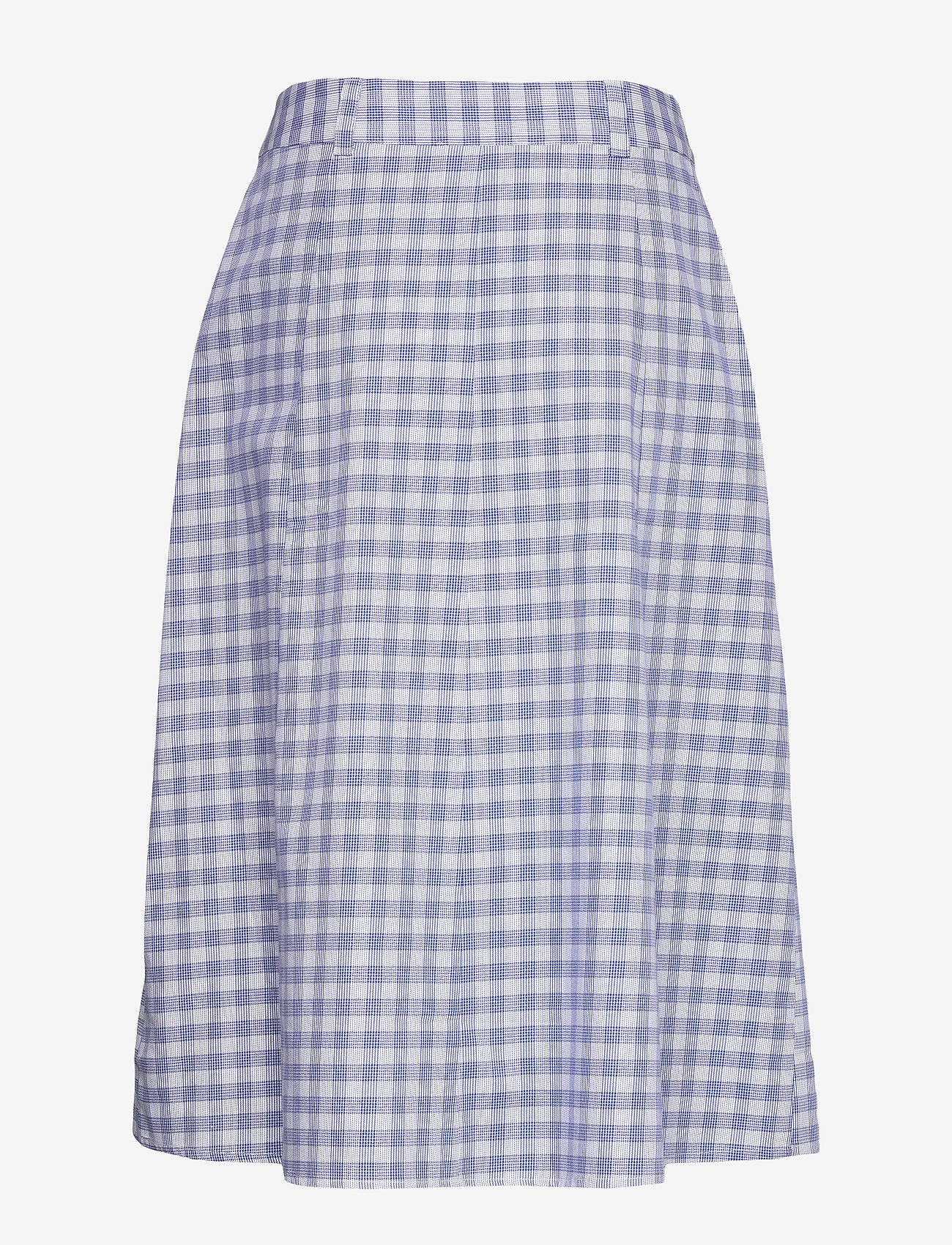 Denim Hunter - DHMilano Checked Skirt - palace blue - 1