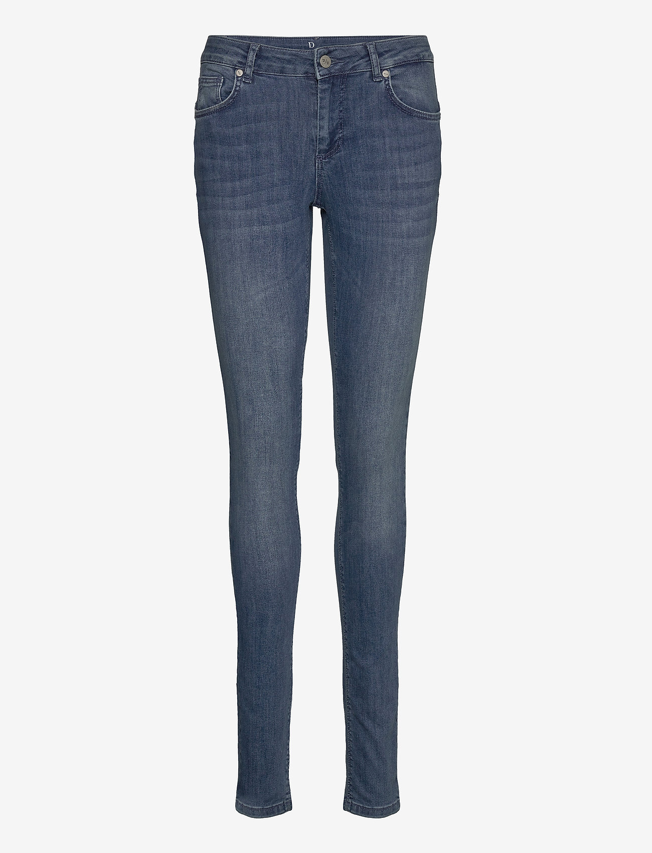 Denim Hunter - 32 THE CELINA LONG CUSTOM - slim fit jeans - medium blue vintage wash - 0