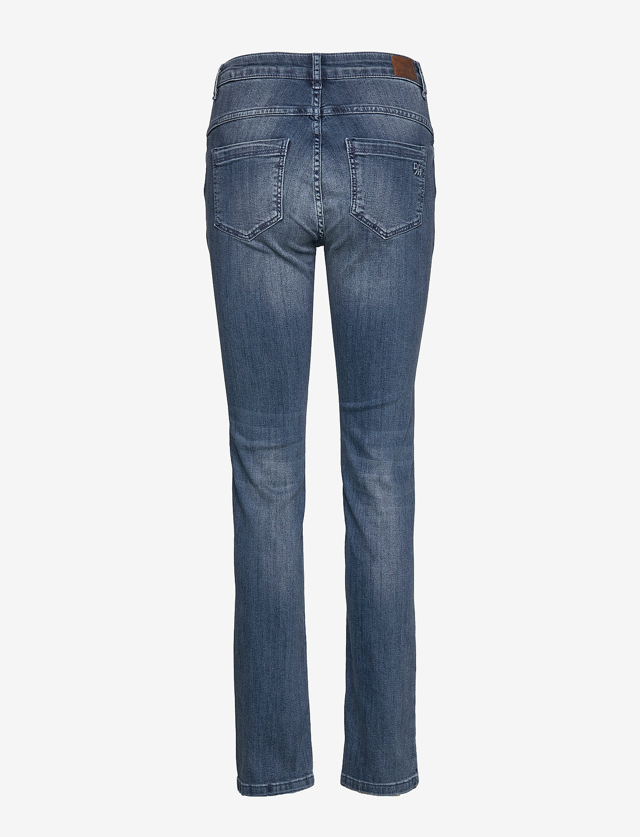 Denim Hunter - 33 THE CELINA HIGH STRAIGHT CUSTOM - straight jeans - medium blue vintage wash - 1
